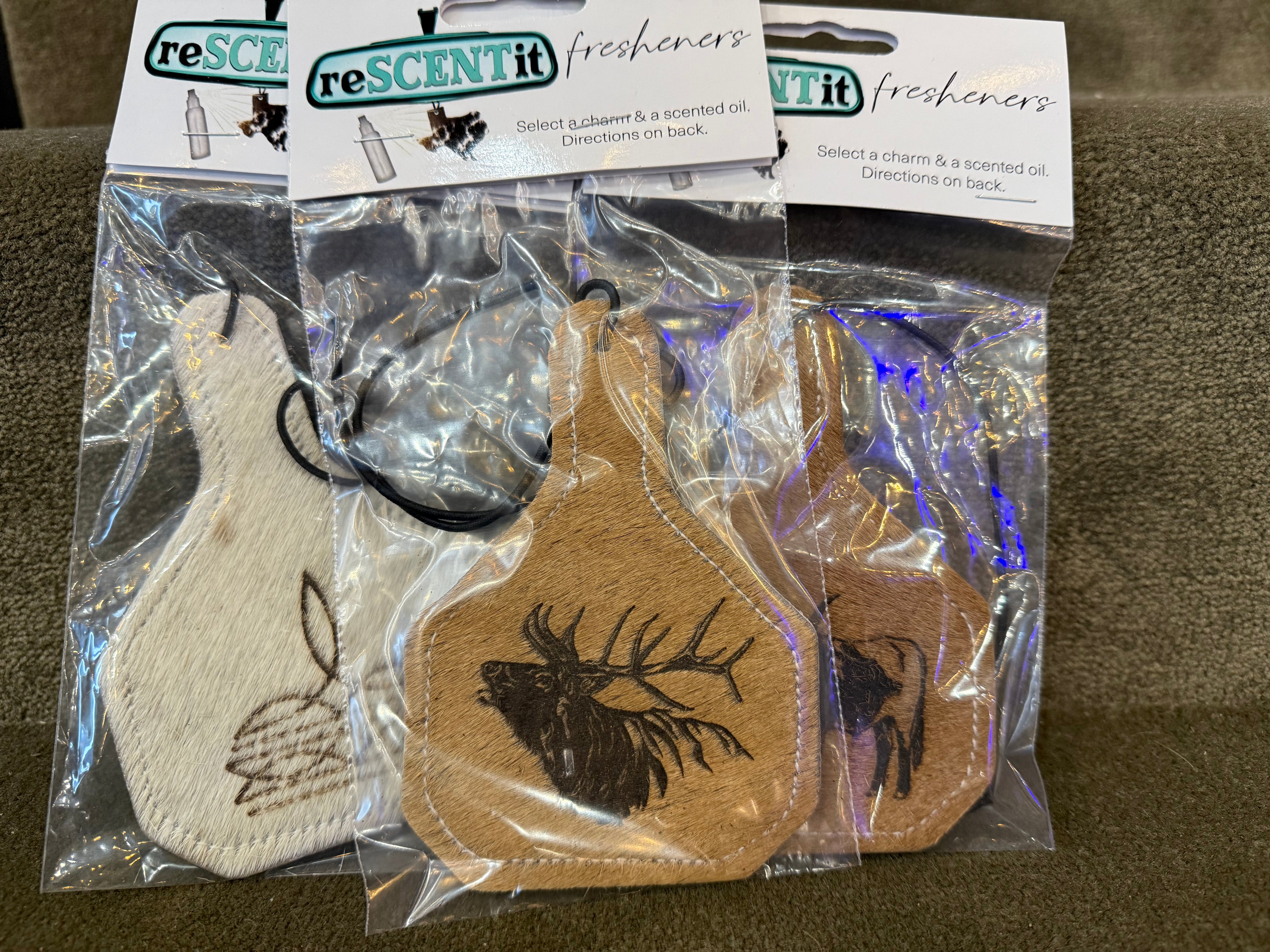 Cow tag reSCENTit fresheners