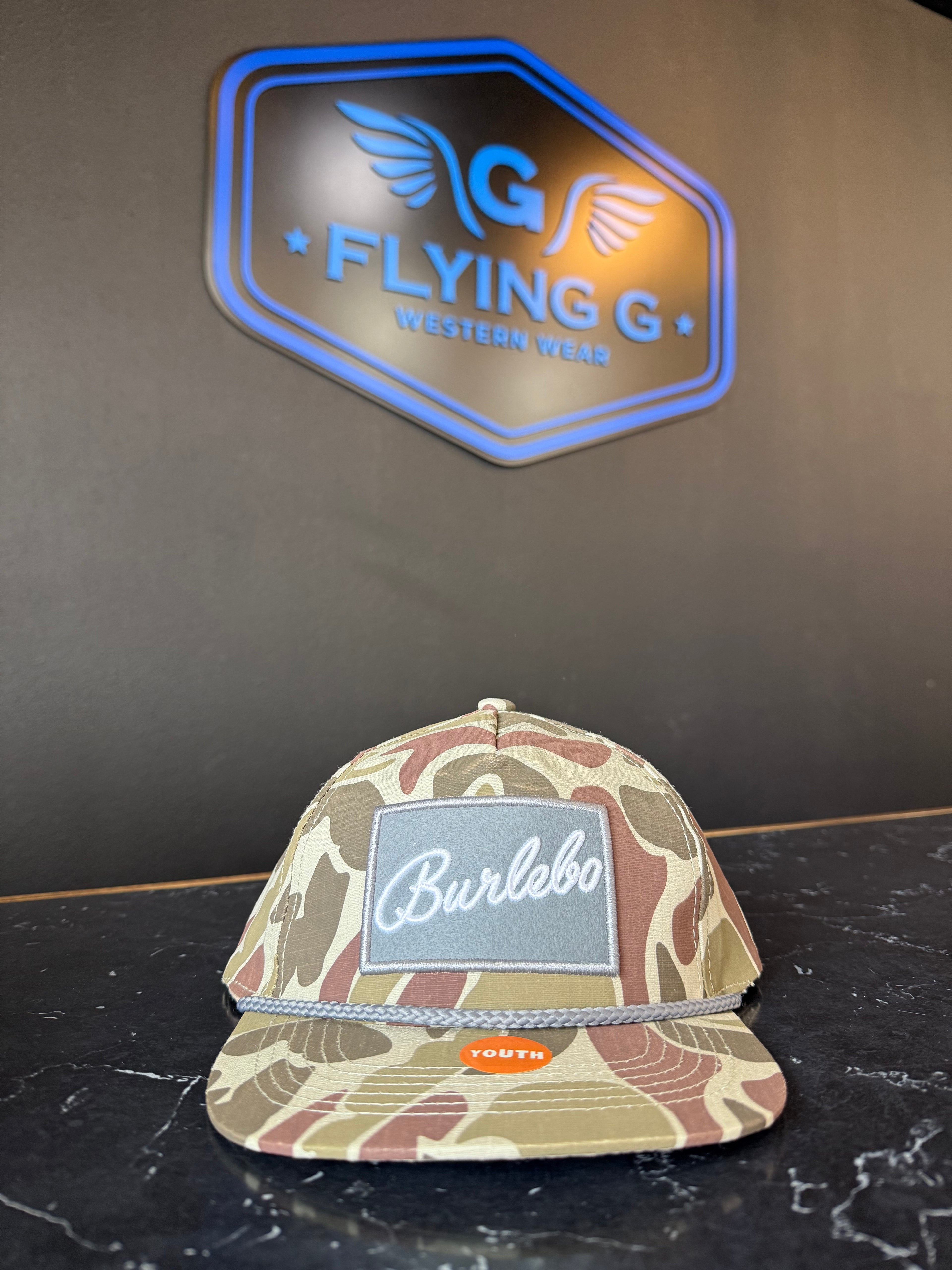 Camo youth hat