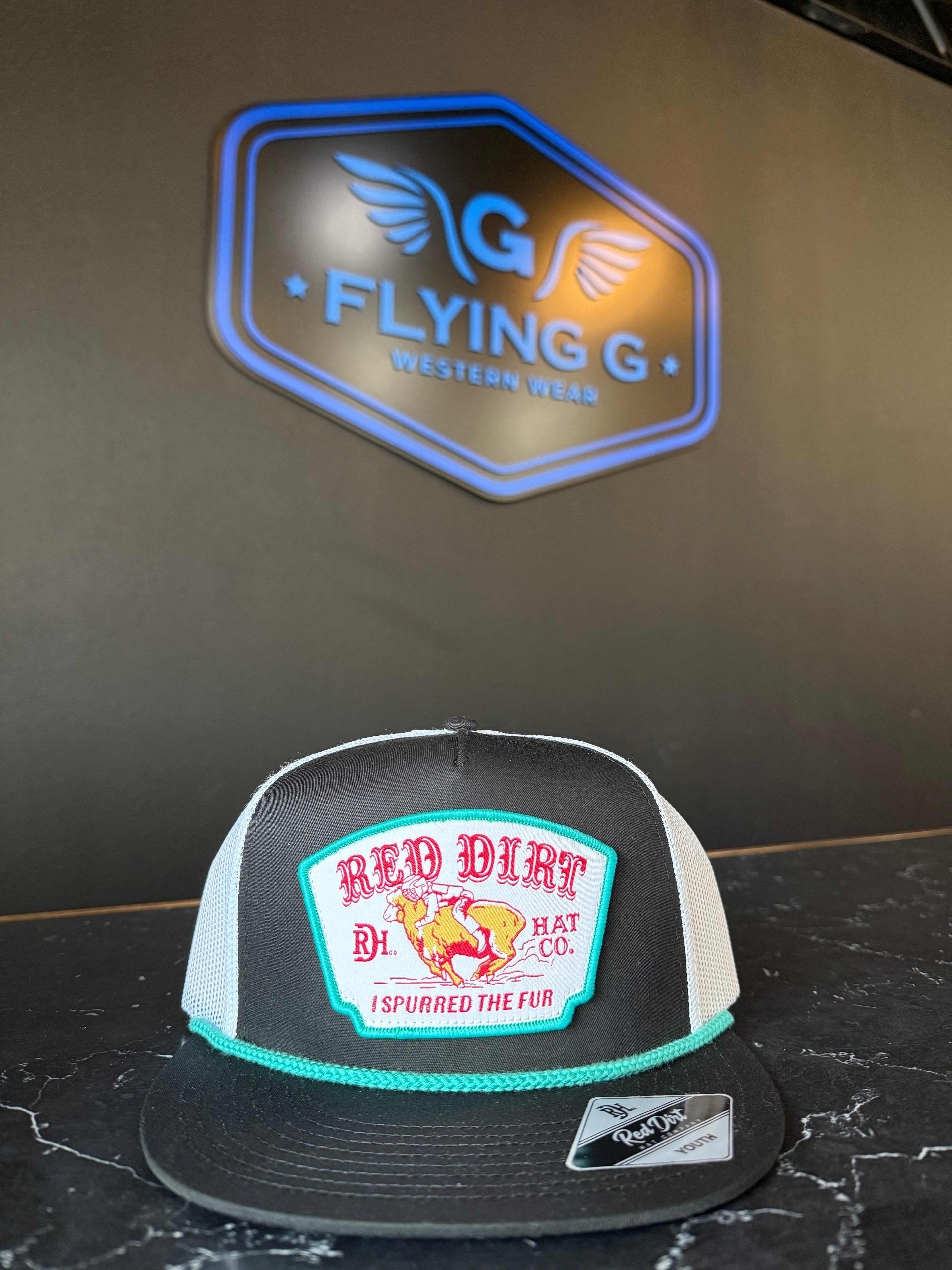 Mutton busting youth hat