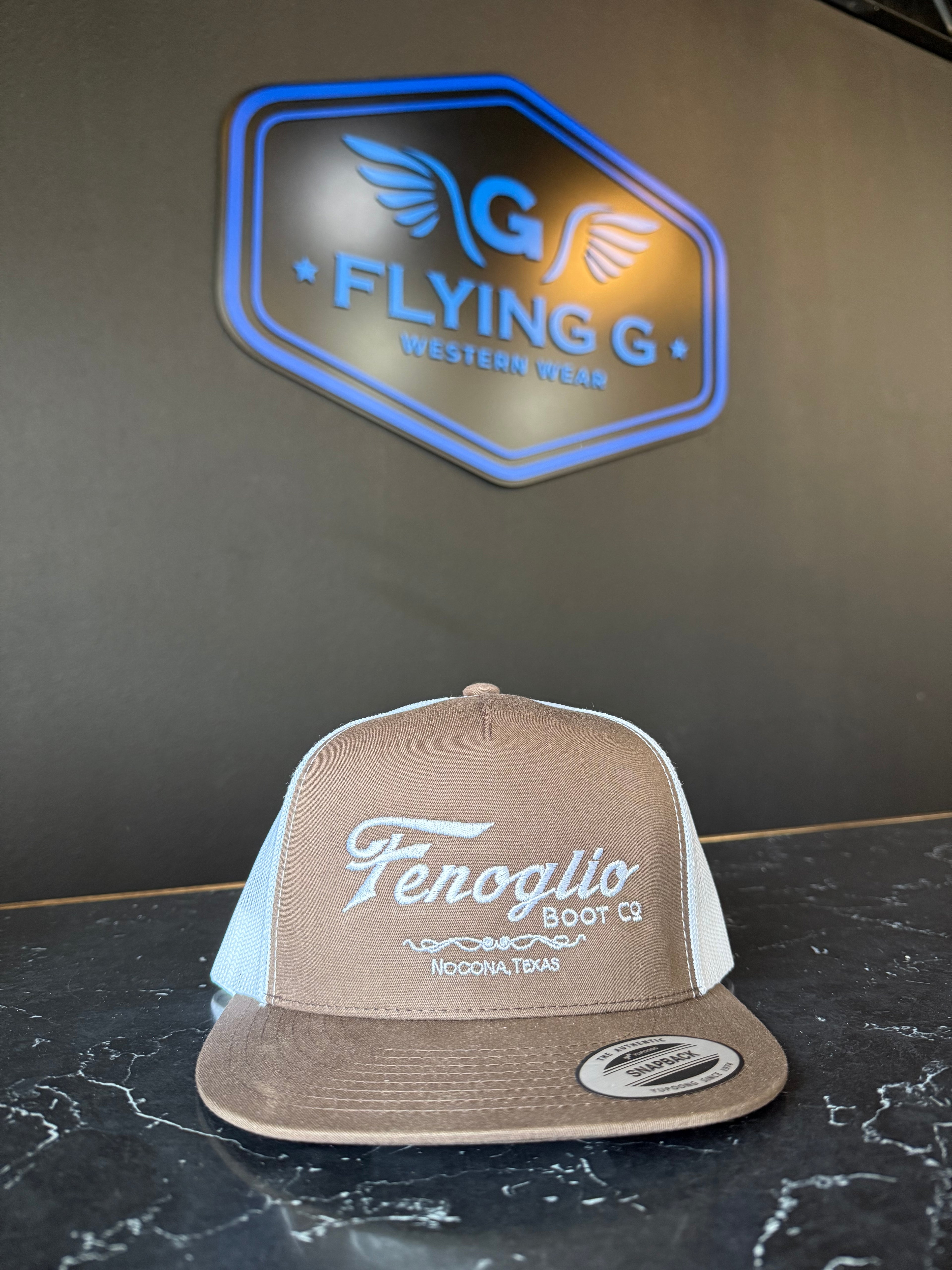 Brown fenoglio hat