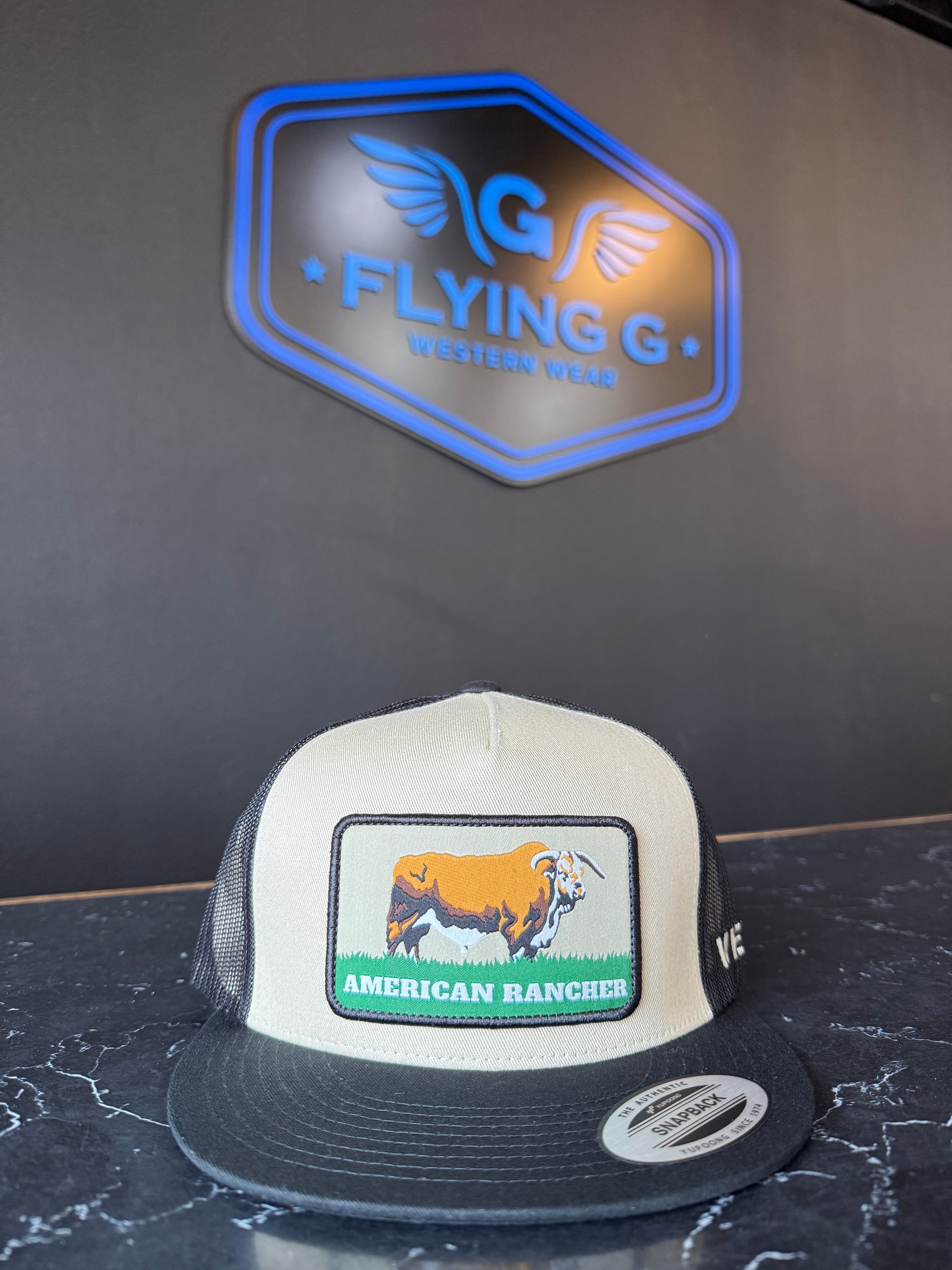 American bull rancher hat