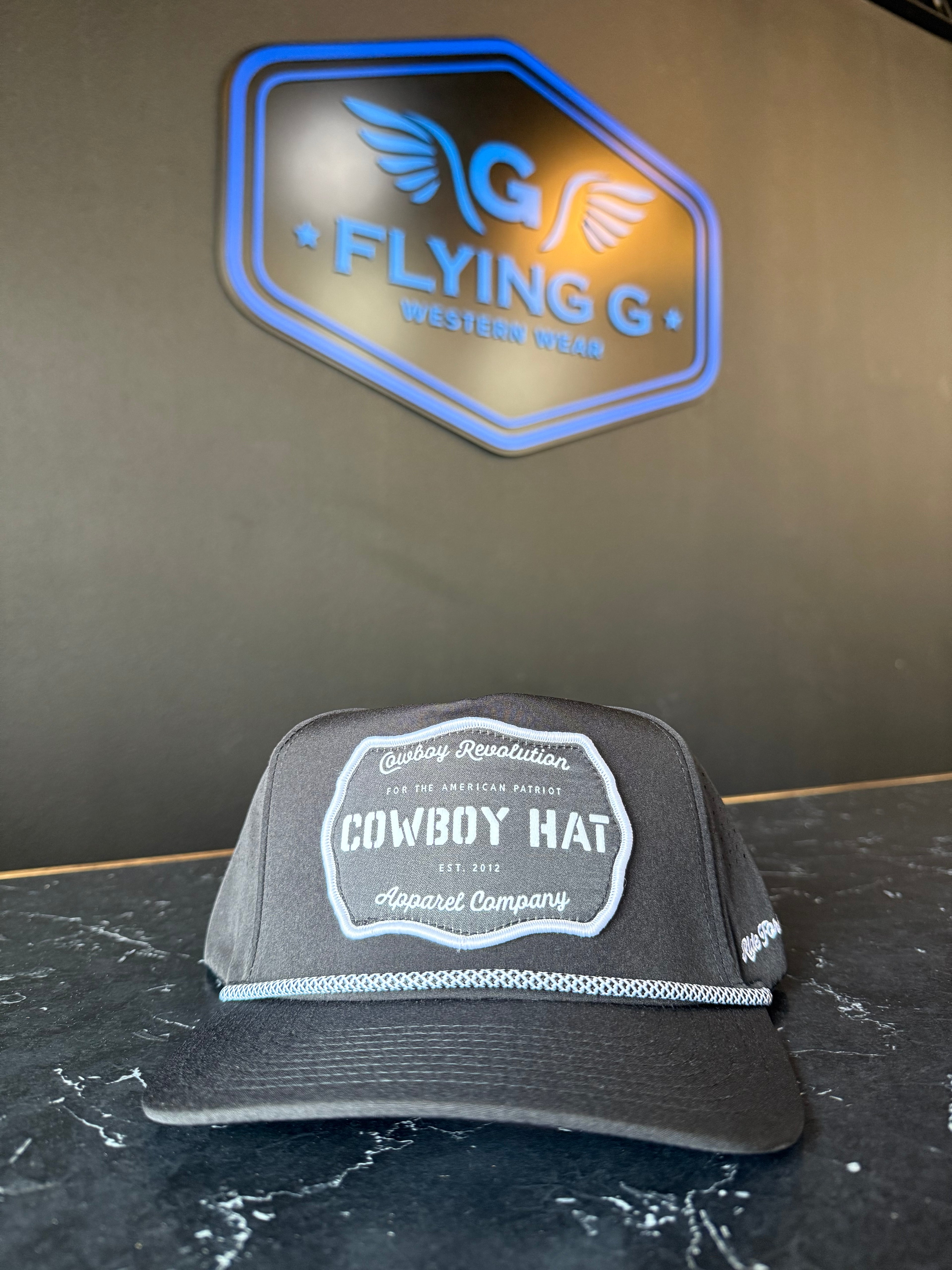 Black cowboy hat