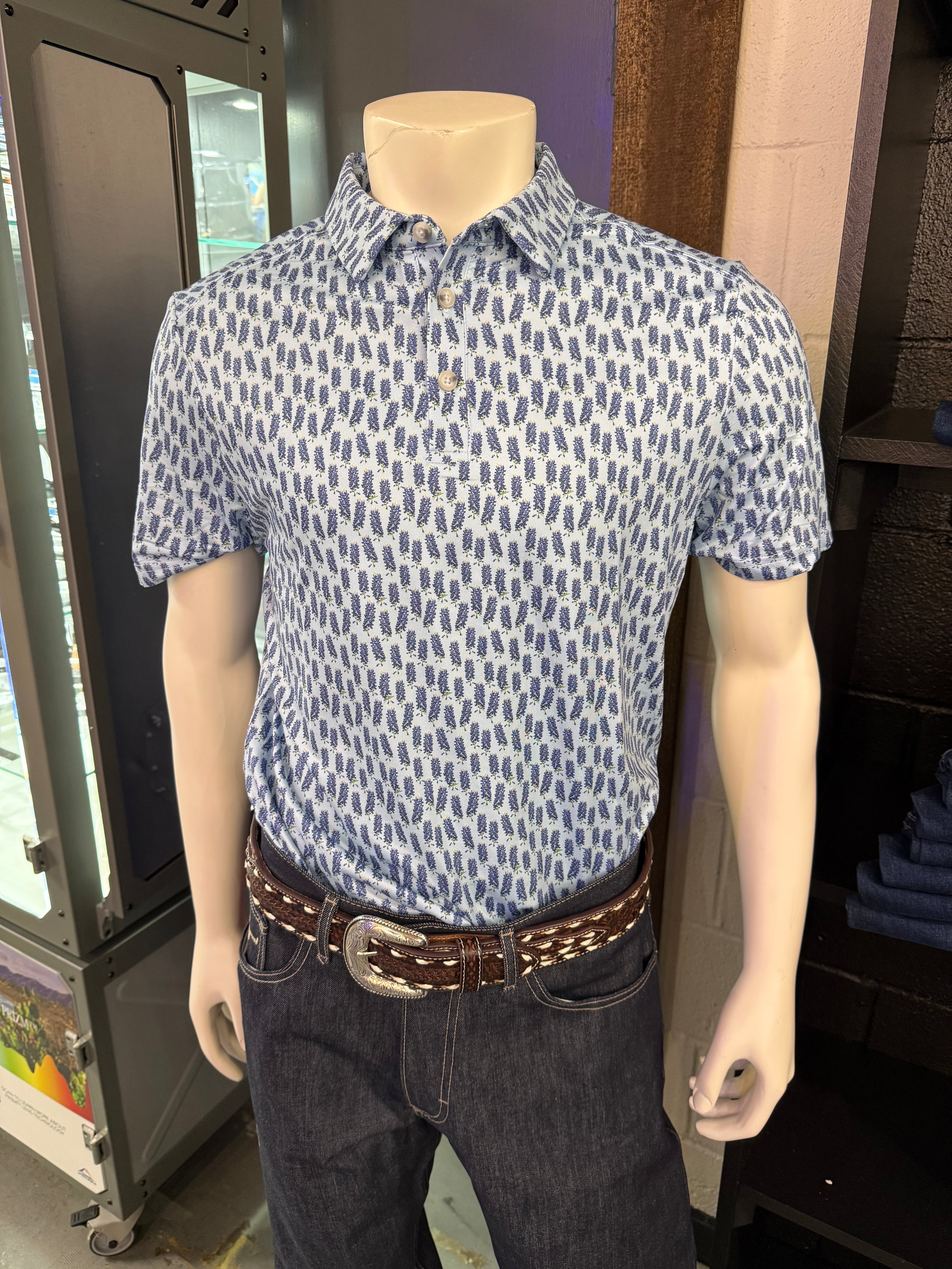 Bluebonnet polo