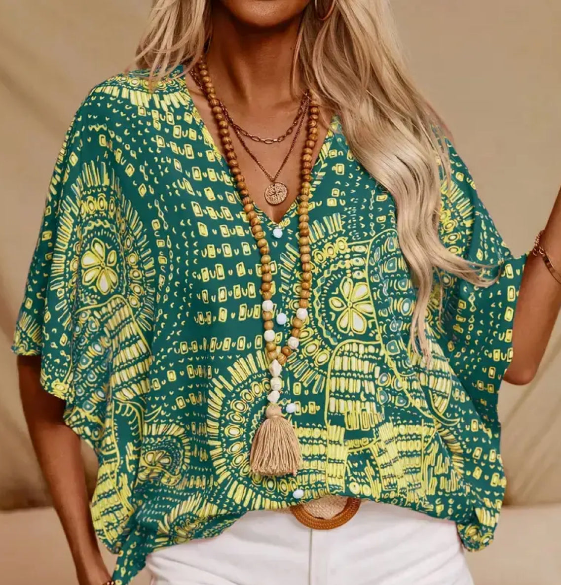 Green and yellow top
