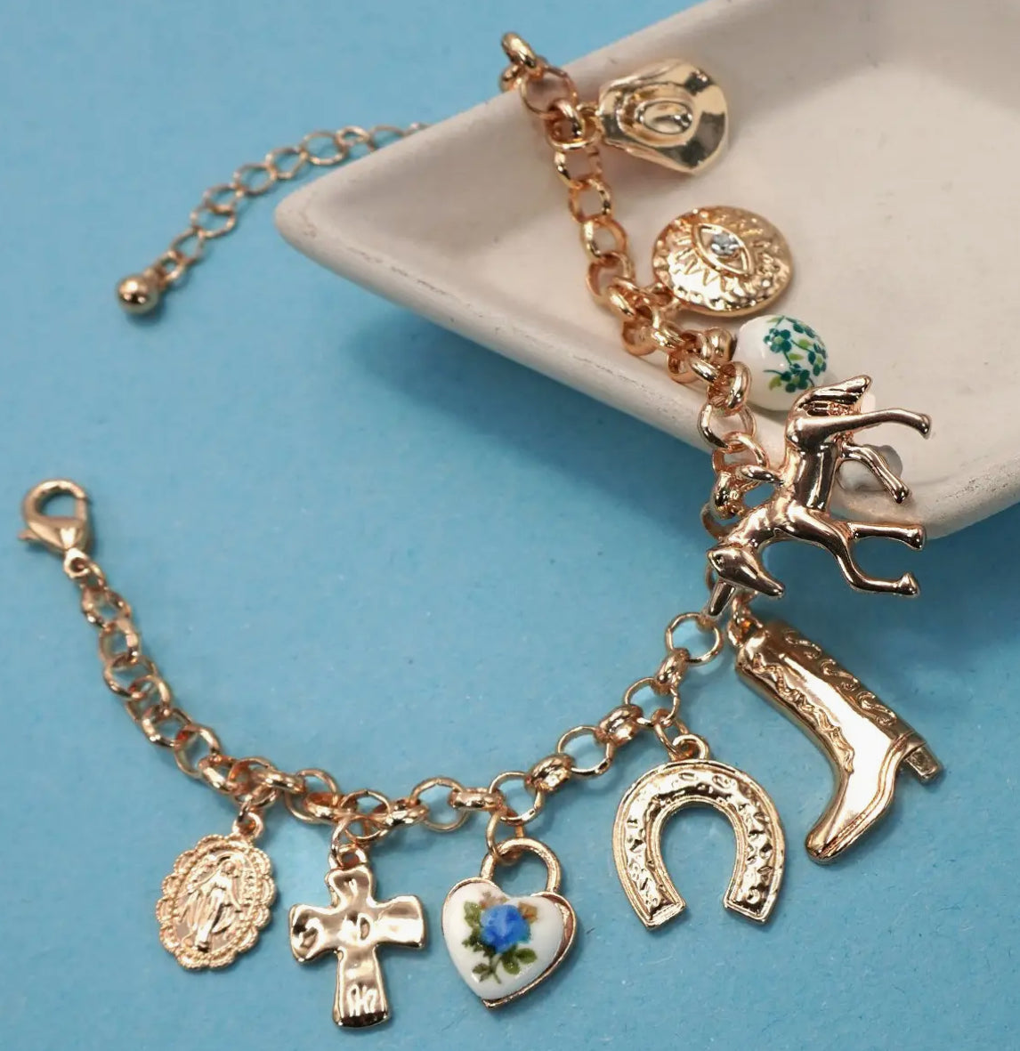 Western charm bracelet