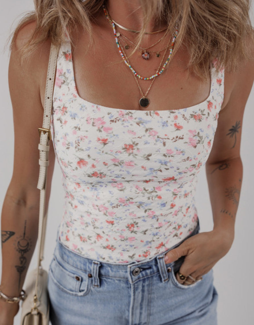 Floral bodysuit
