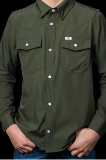 Kids Ferrell Long Sleeve Green