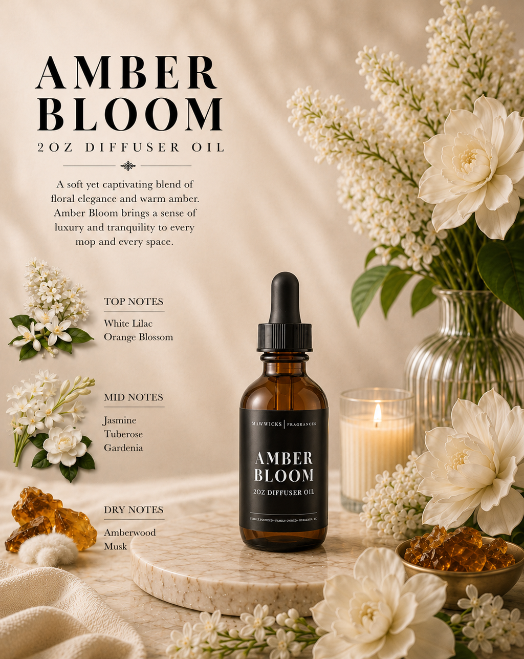 Scented Diffuser Oil: Brazilian Summers