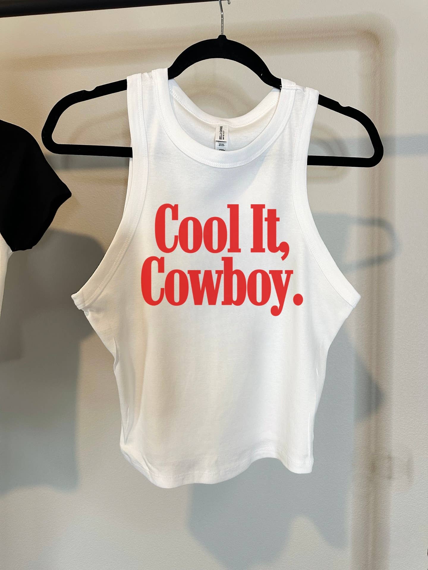 Cool It, Cowboy Cropped Tank