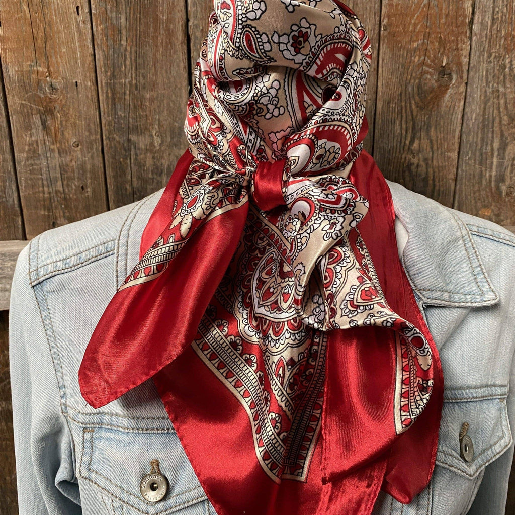 Classic Paisley Wild Rag - Western Scarf