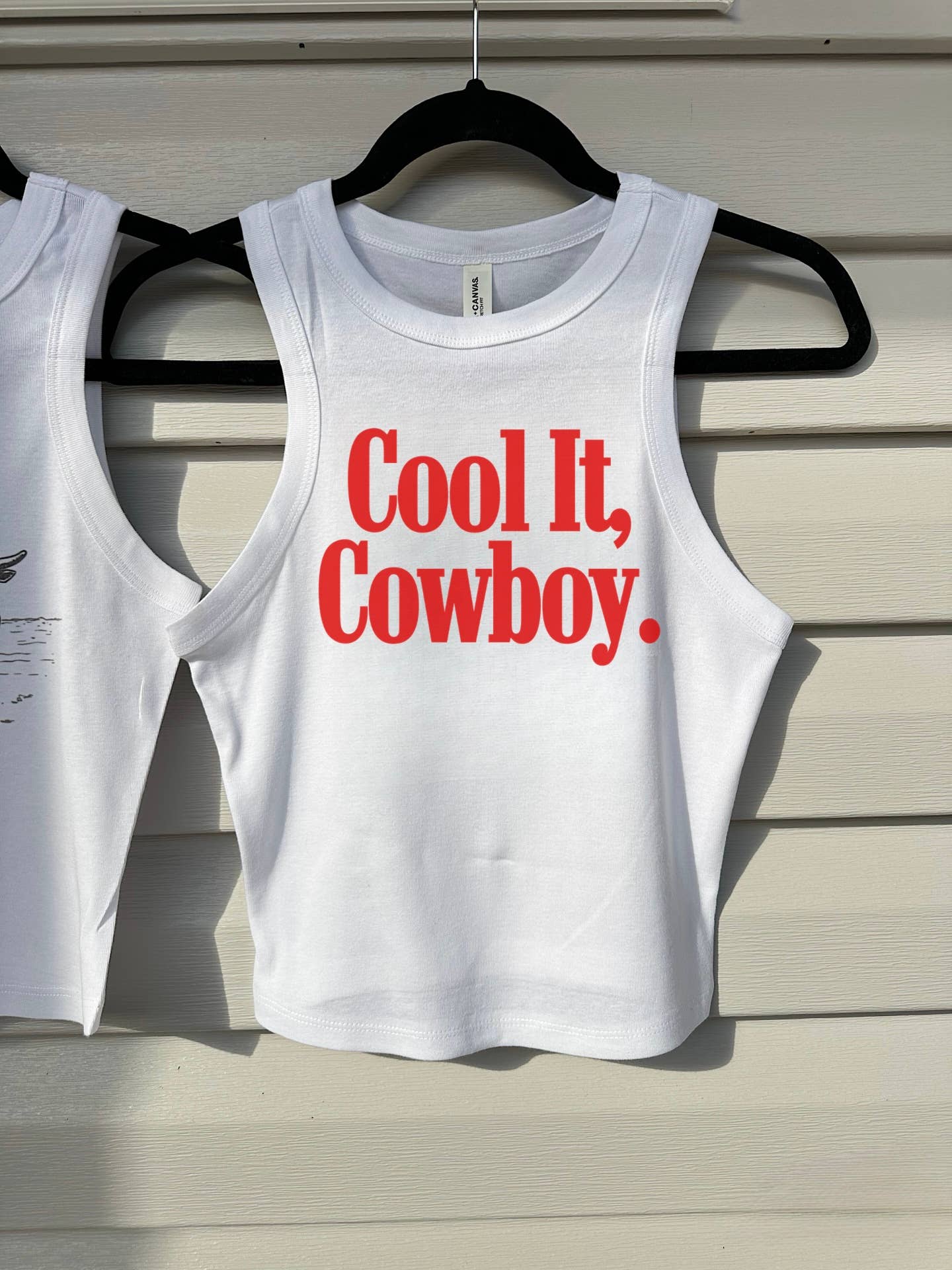 Cool It, Cowboy Cropped Tank