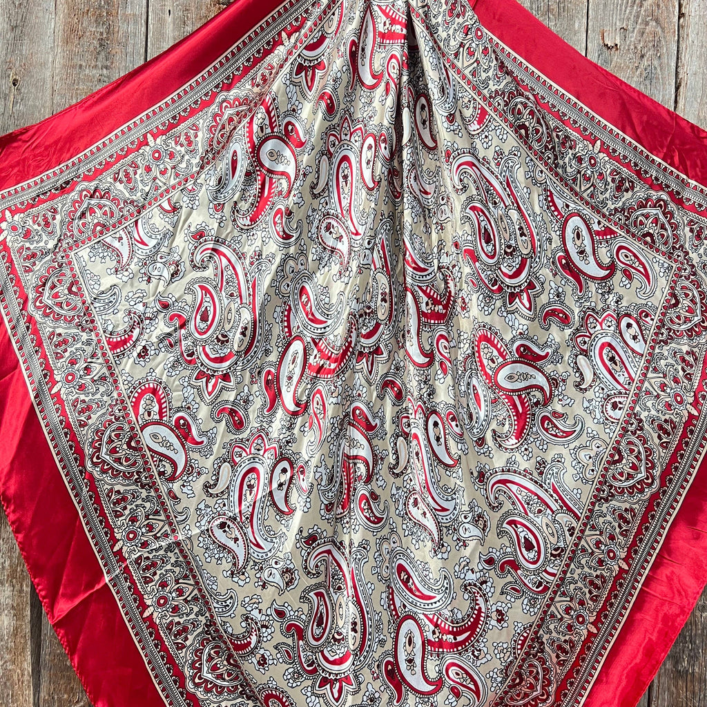 Classic Paisley Wild Rag - Western Scarf