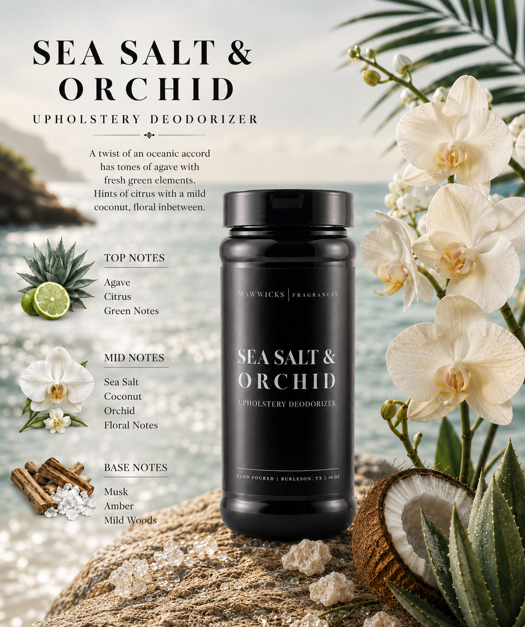 Scented Upholstery Deodorizer: Luxe