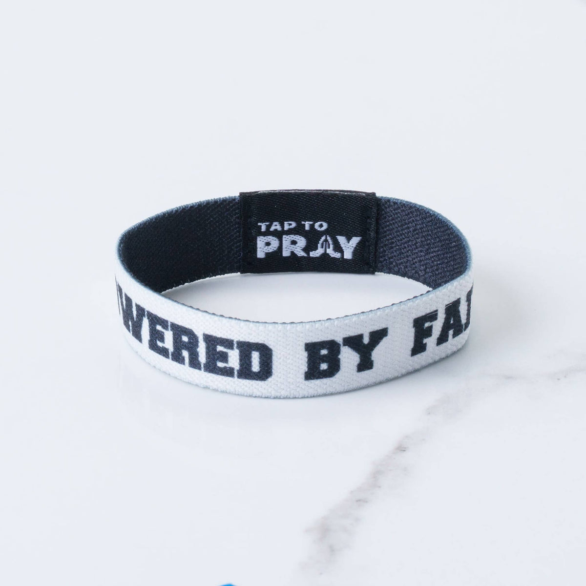 Tap To Pray™ Wristbands - Jesus Is Lord/ Powered by Faith