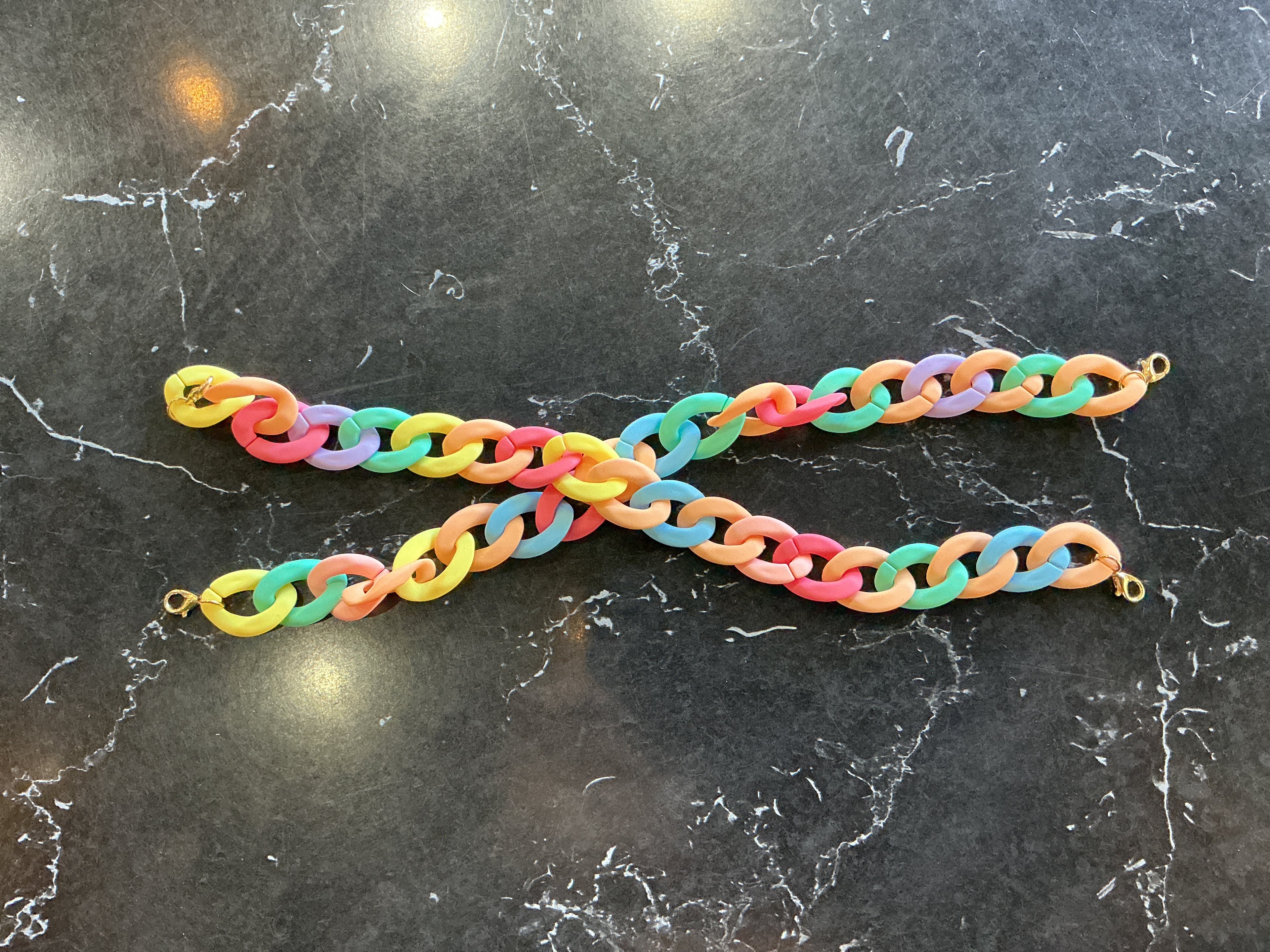 Rainbow Link Hat Chain