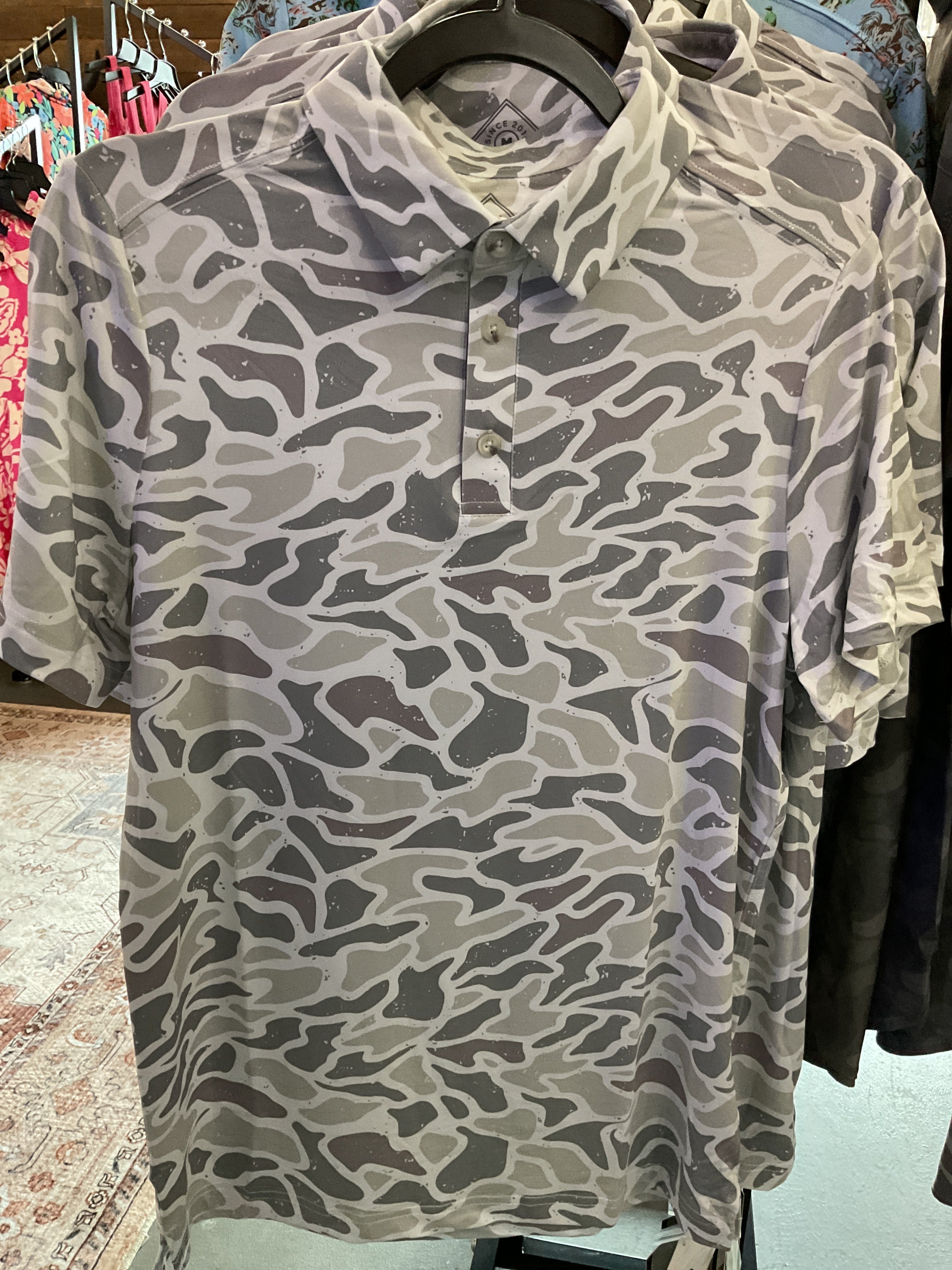 White camo polo