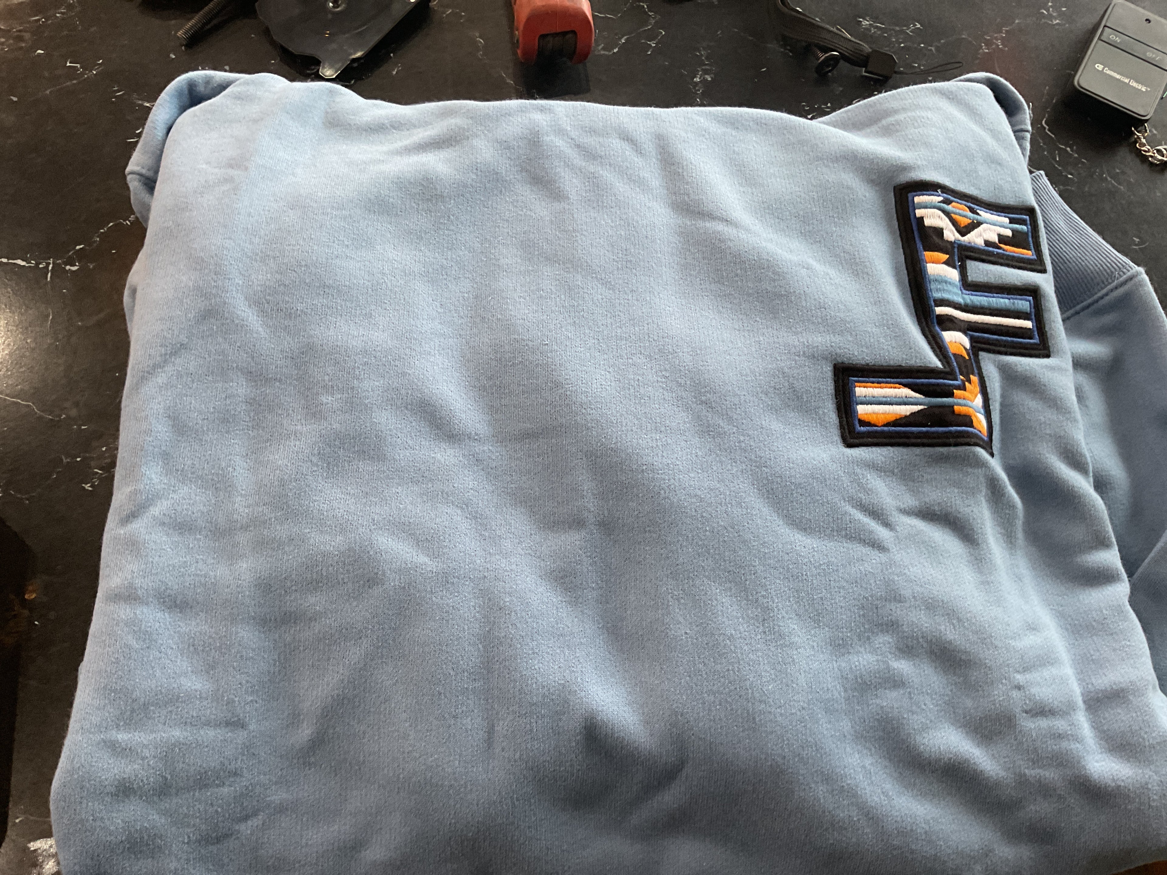 Blue river hoodie