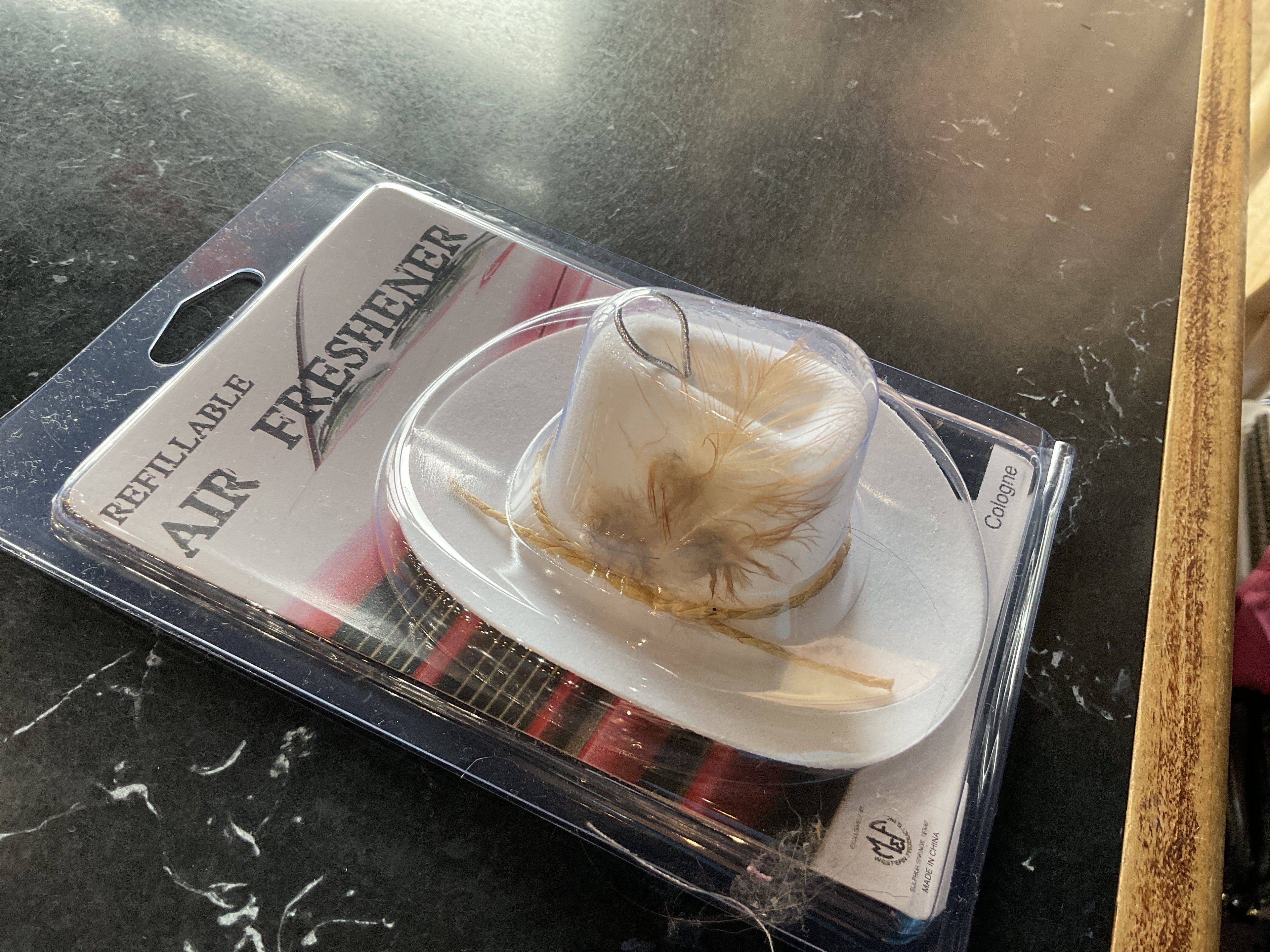 Cowboy hat freshener