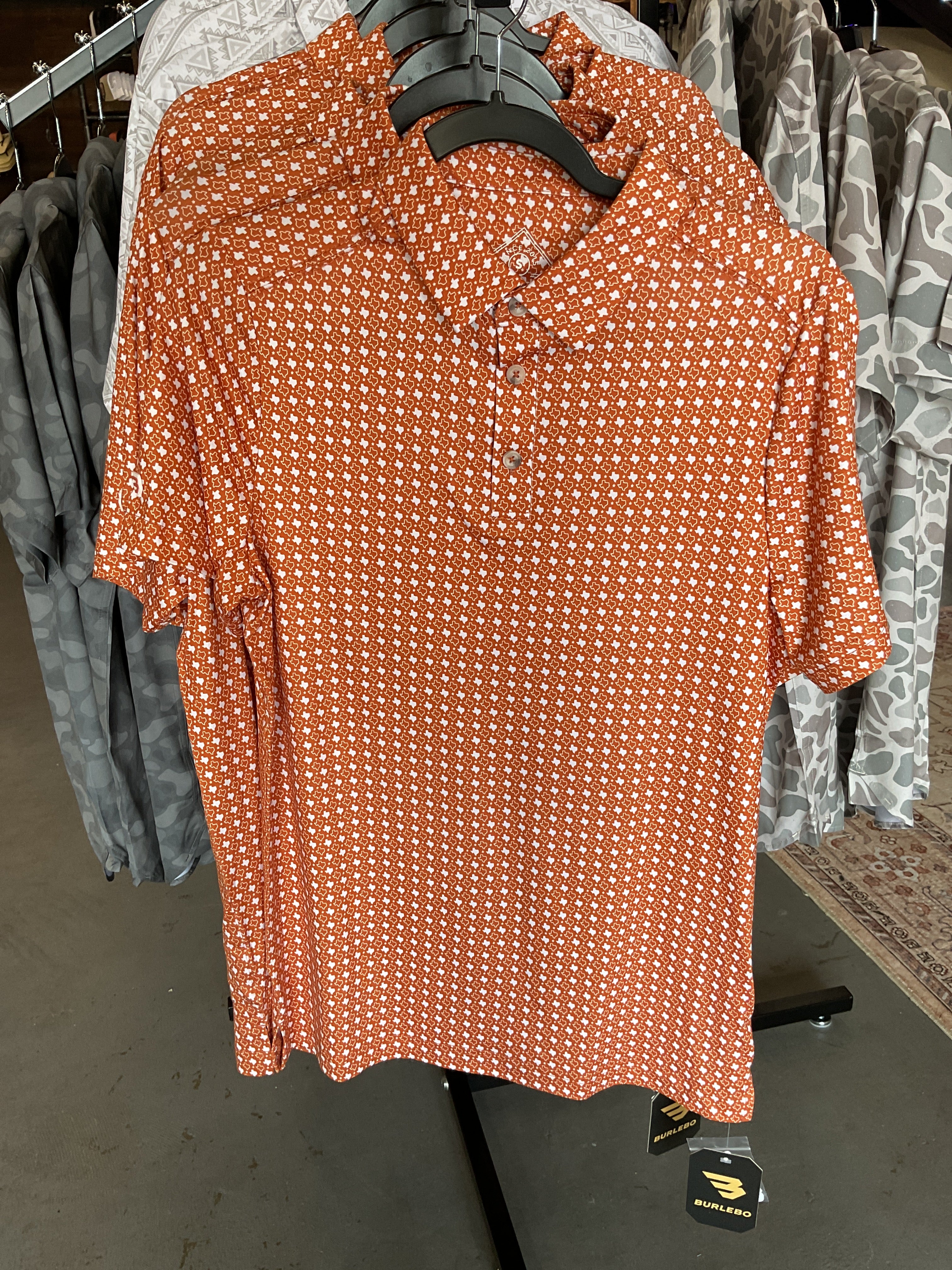 Orange Texas polo