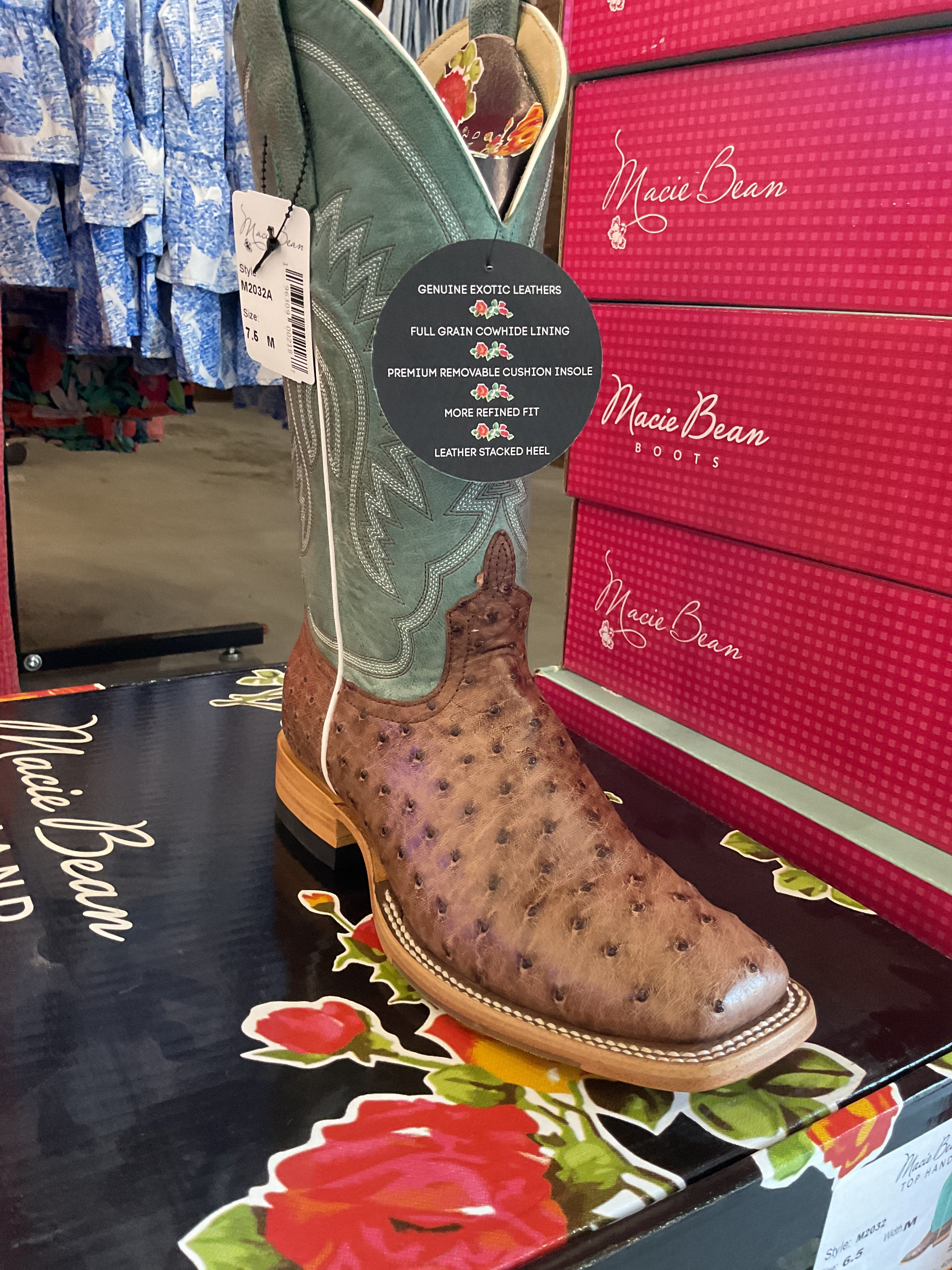 Women’s brown full quill Macie Bean