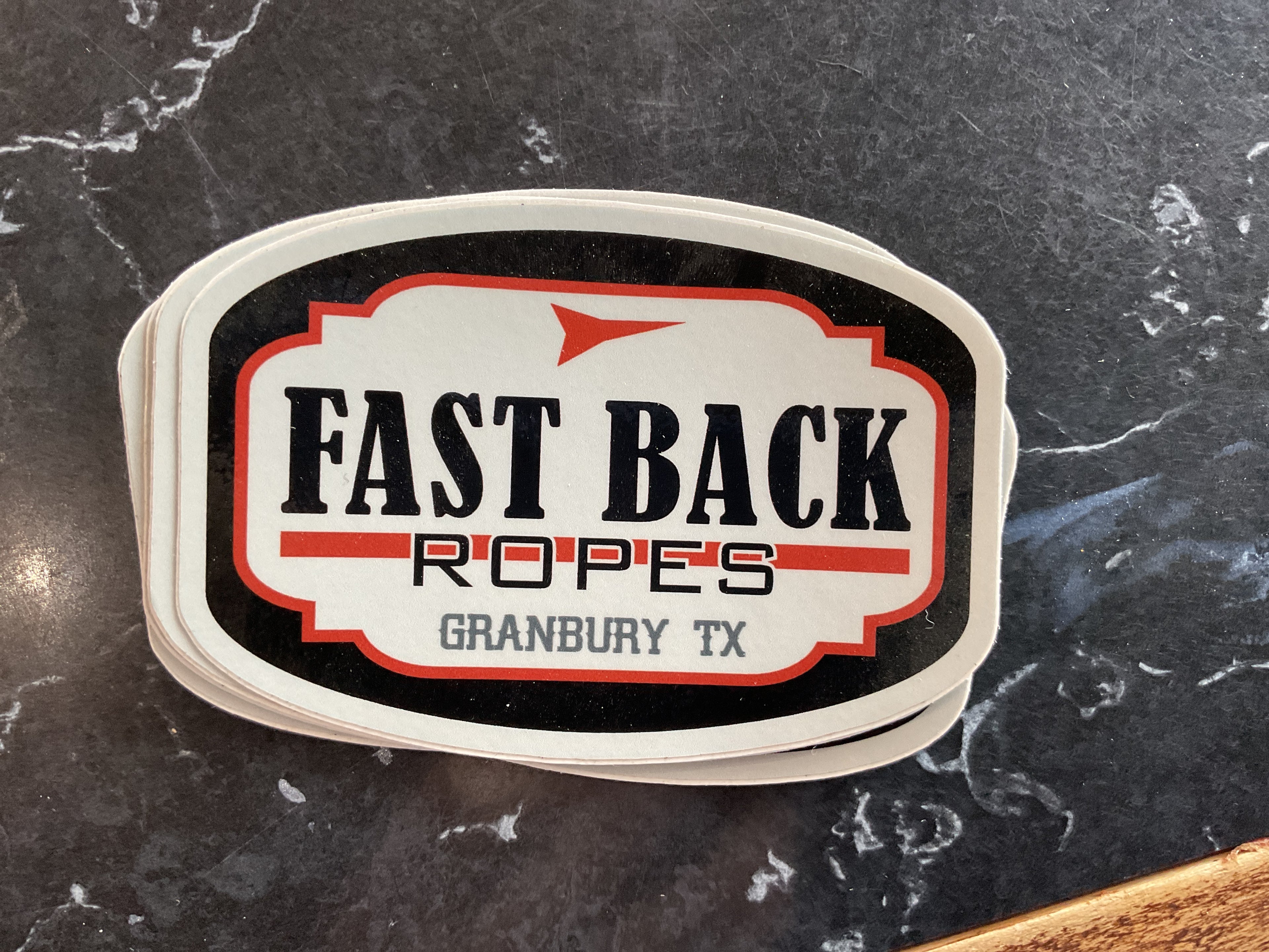 Fast back ropes sticker