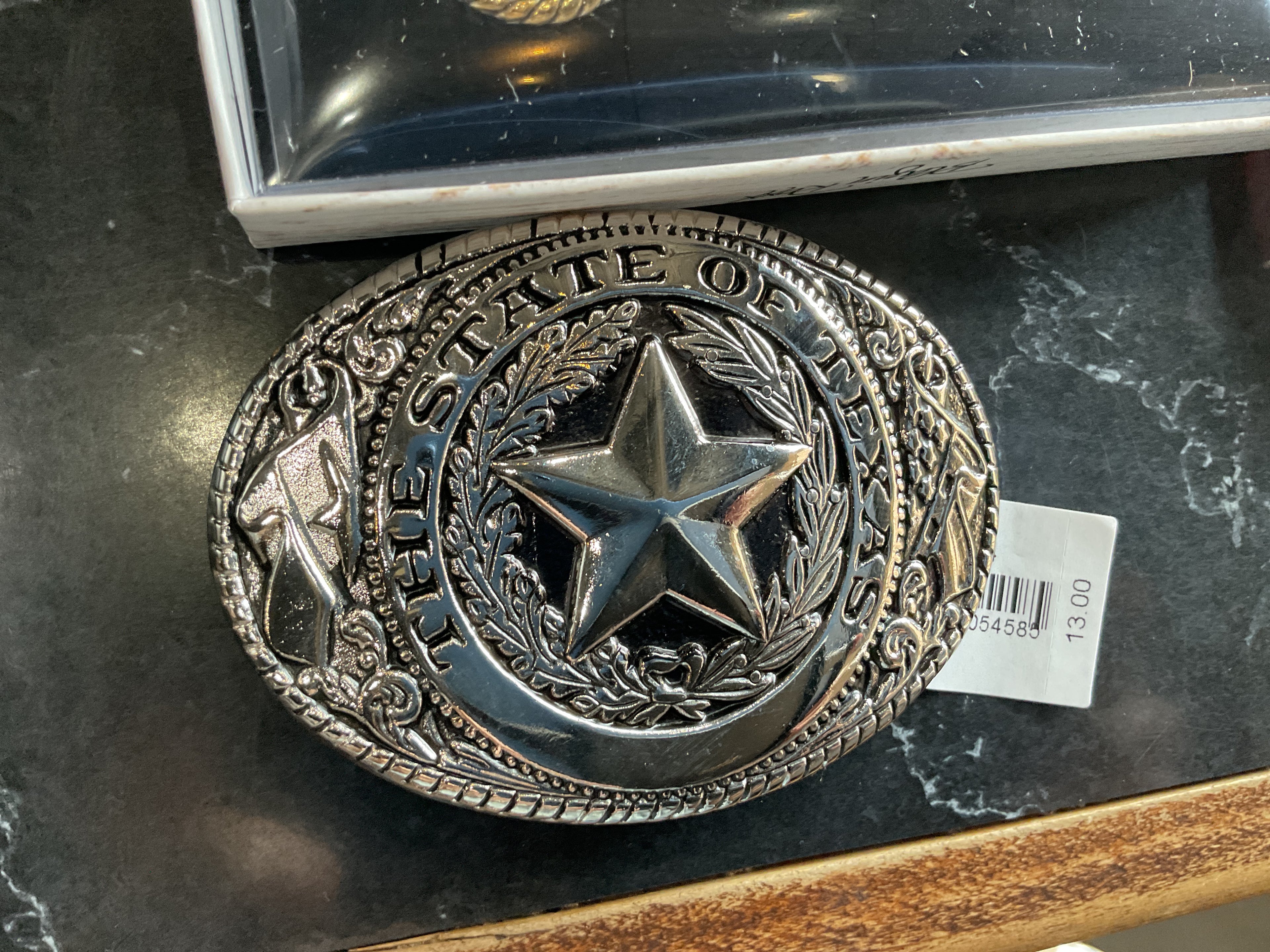 Texas seal buckle