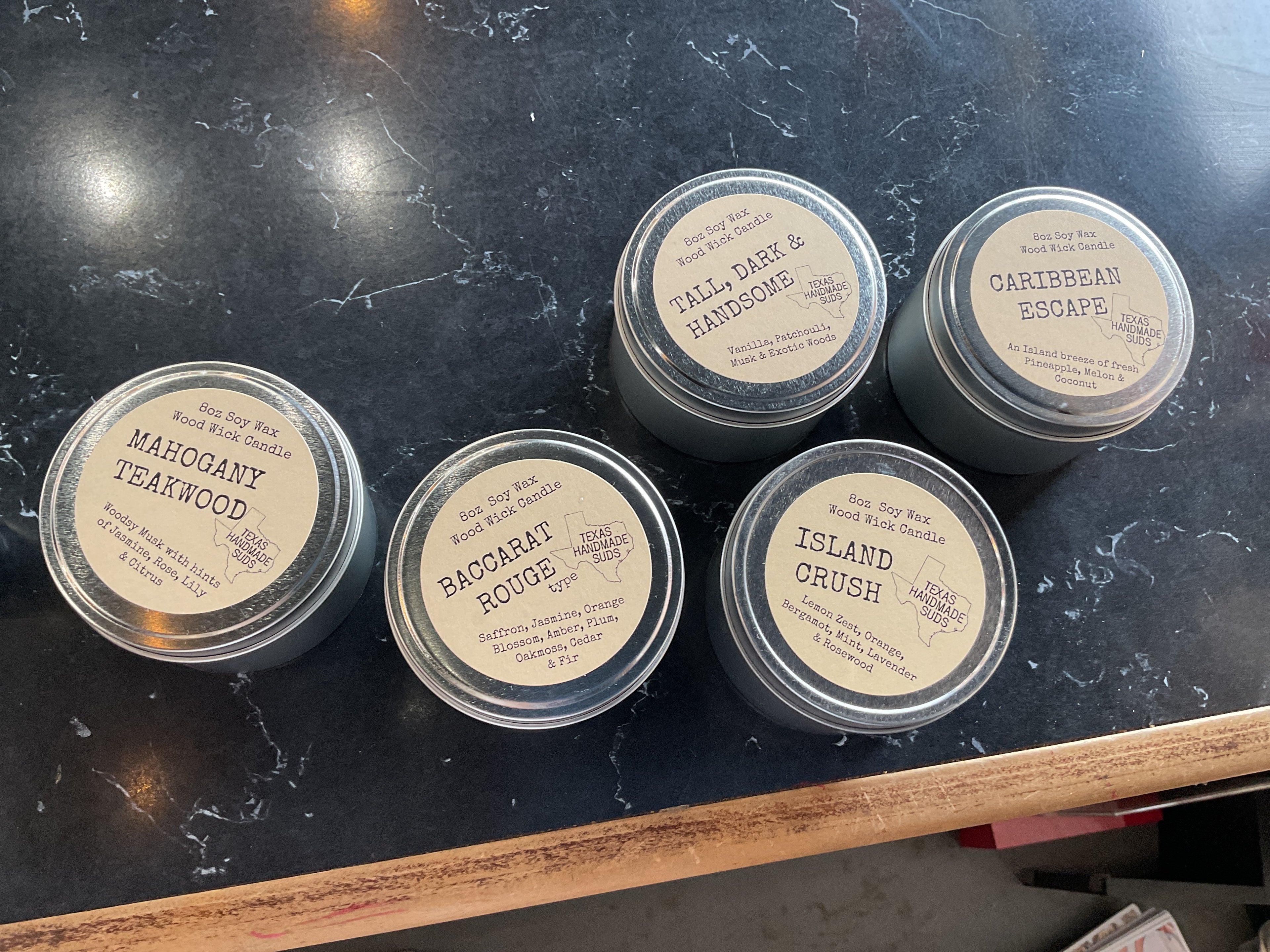 Texas Handmade Suds Candles