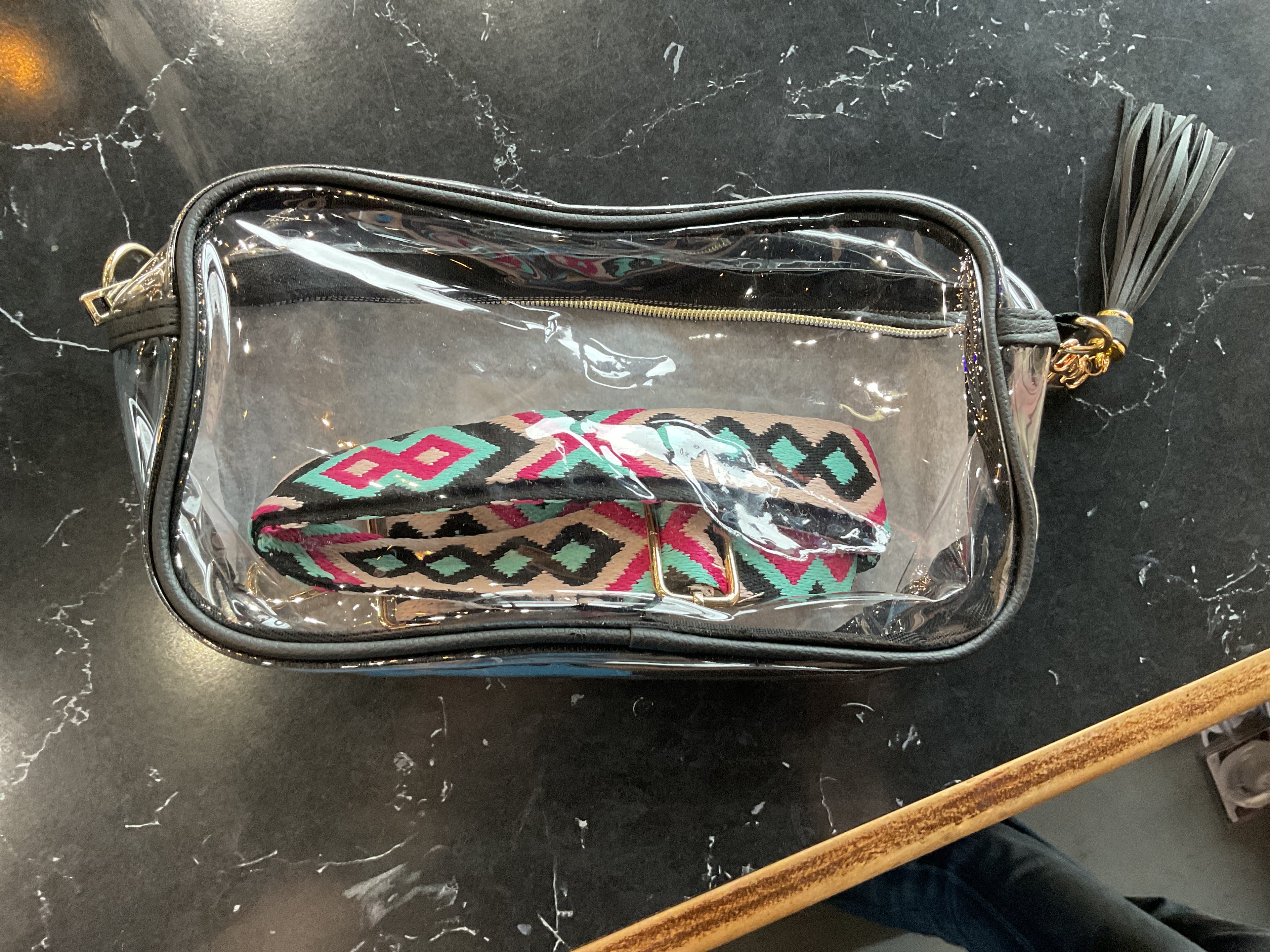 Clear purse
