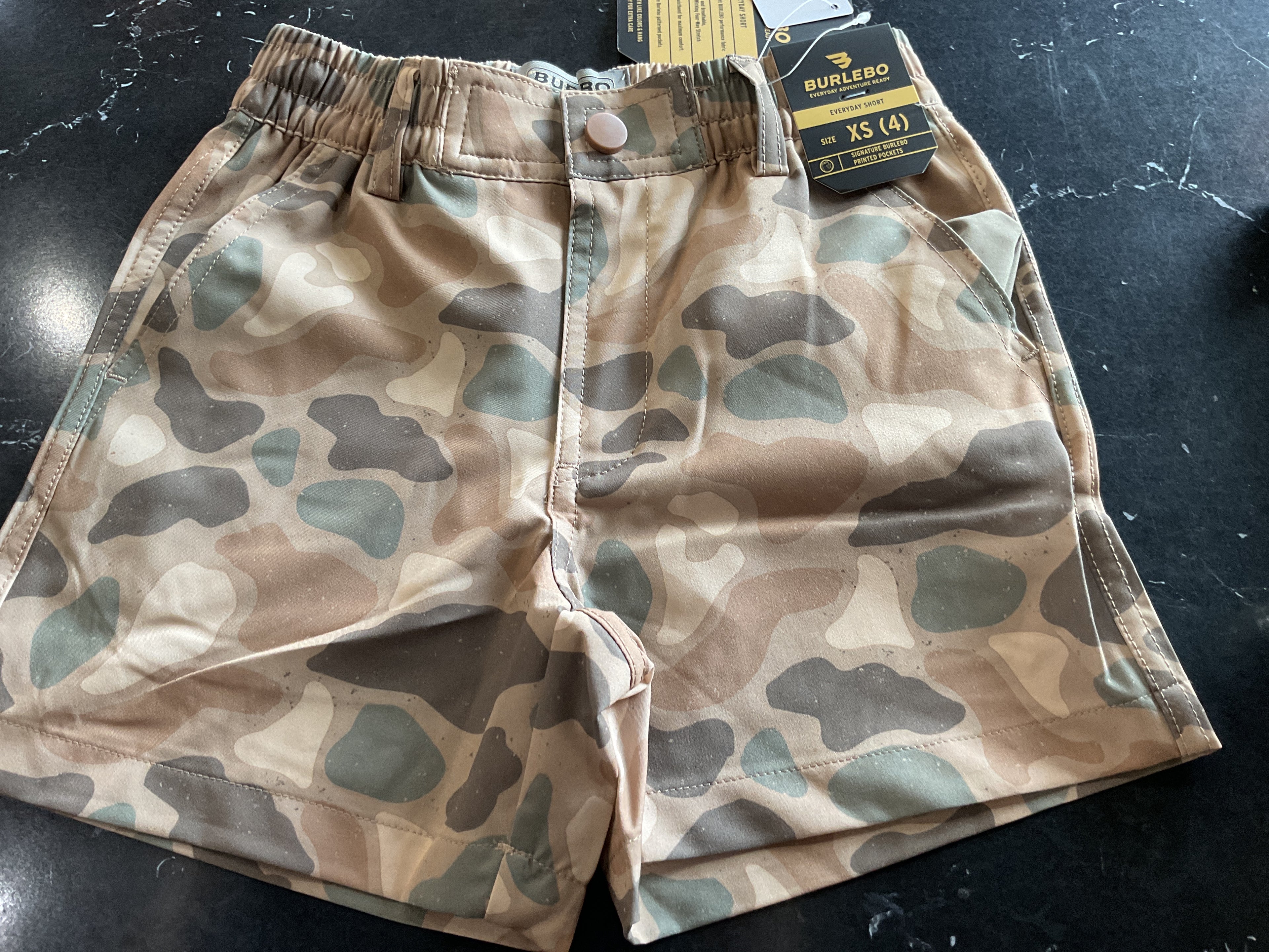 Boys camo shorts