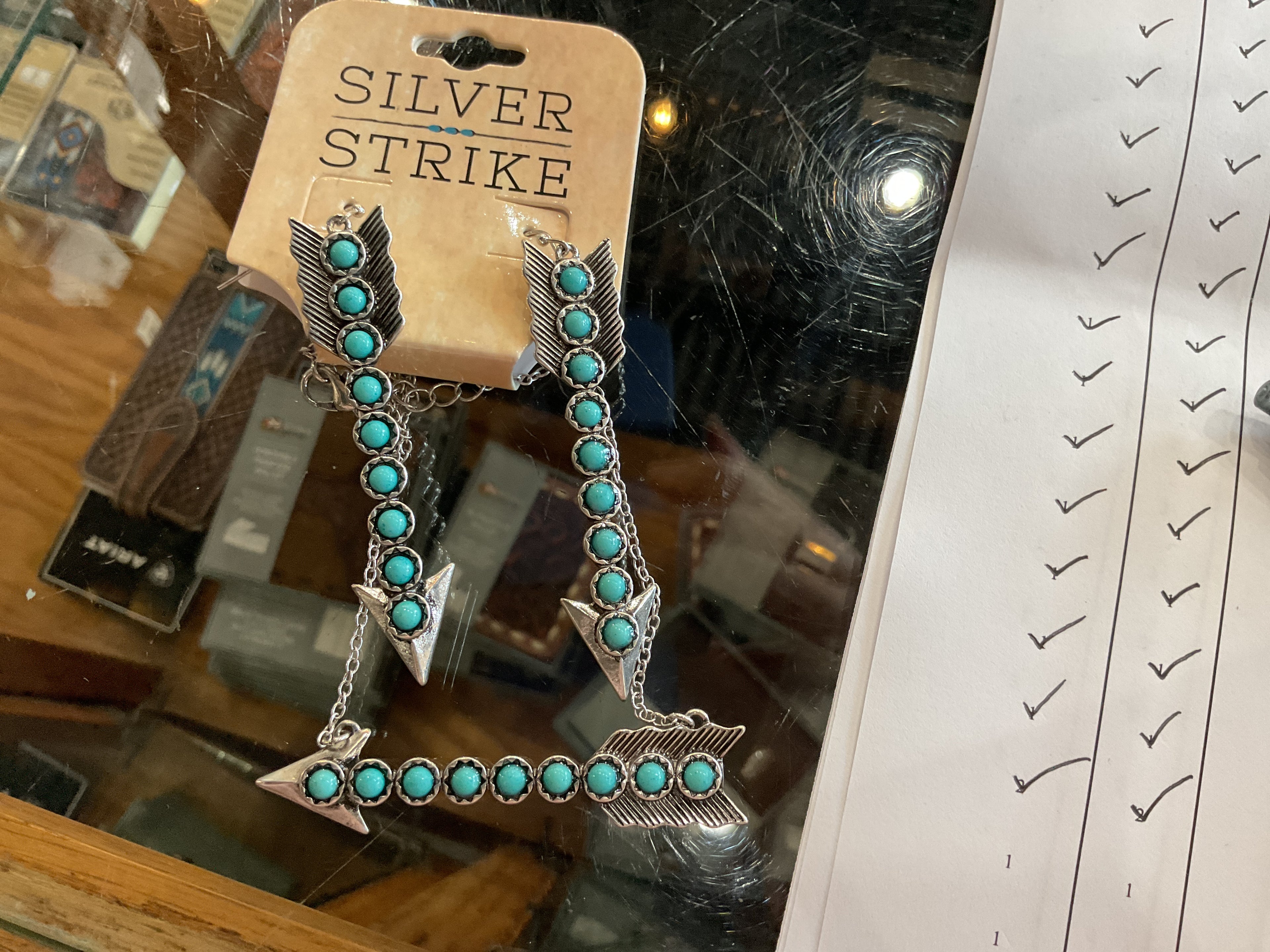 Turquoise arrow set