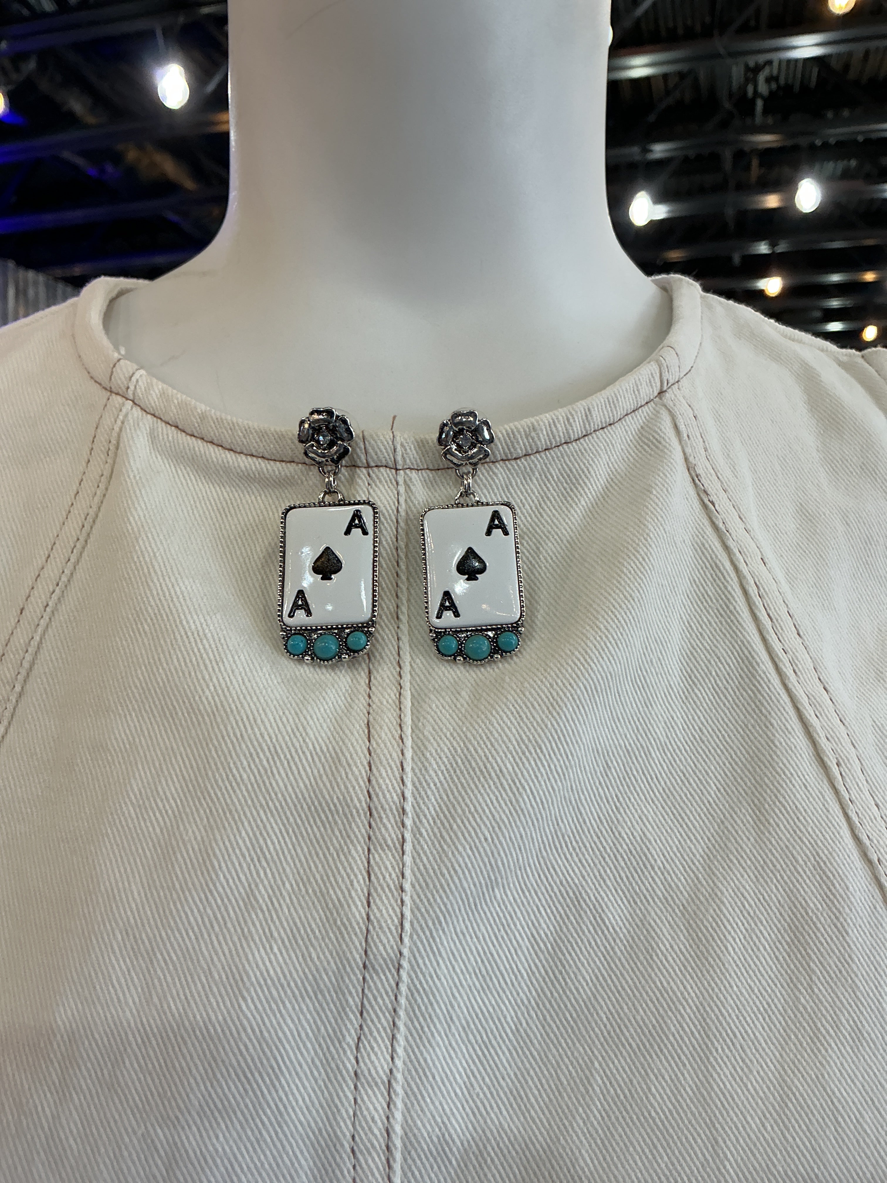 Ace earrings