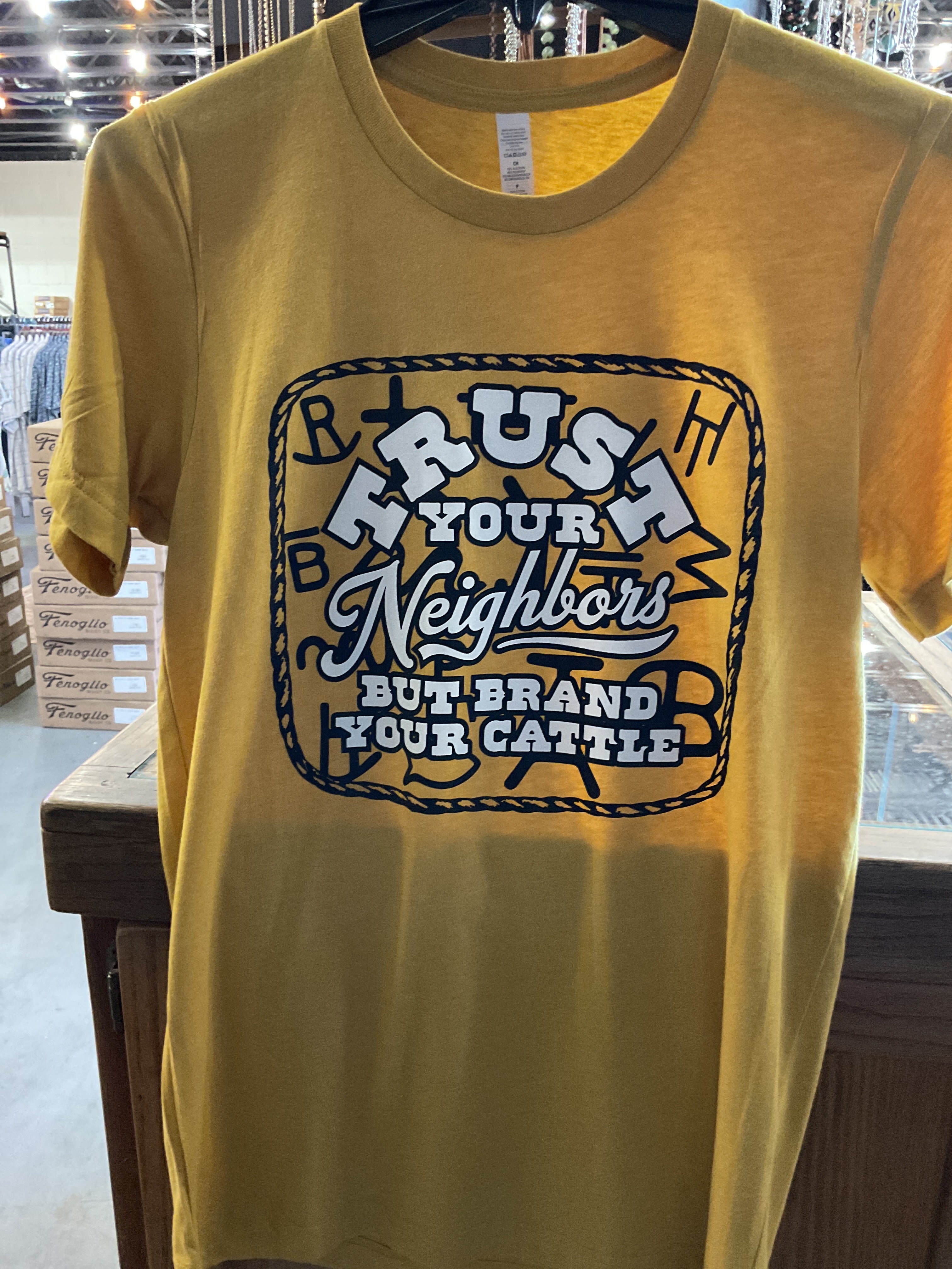 Brand your cattle t shirt