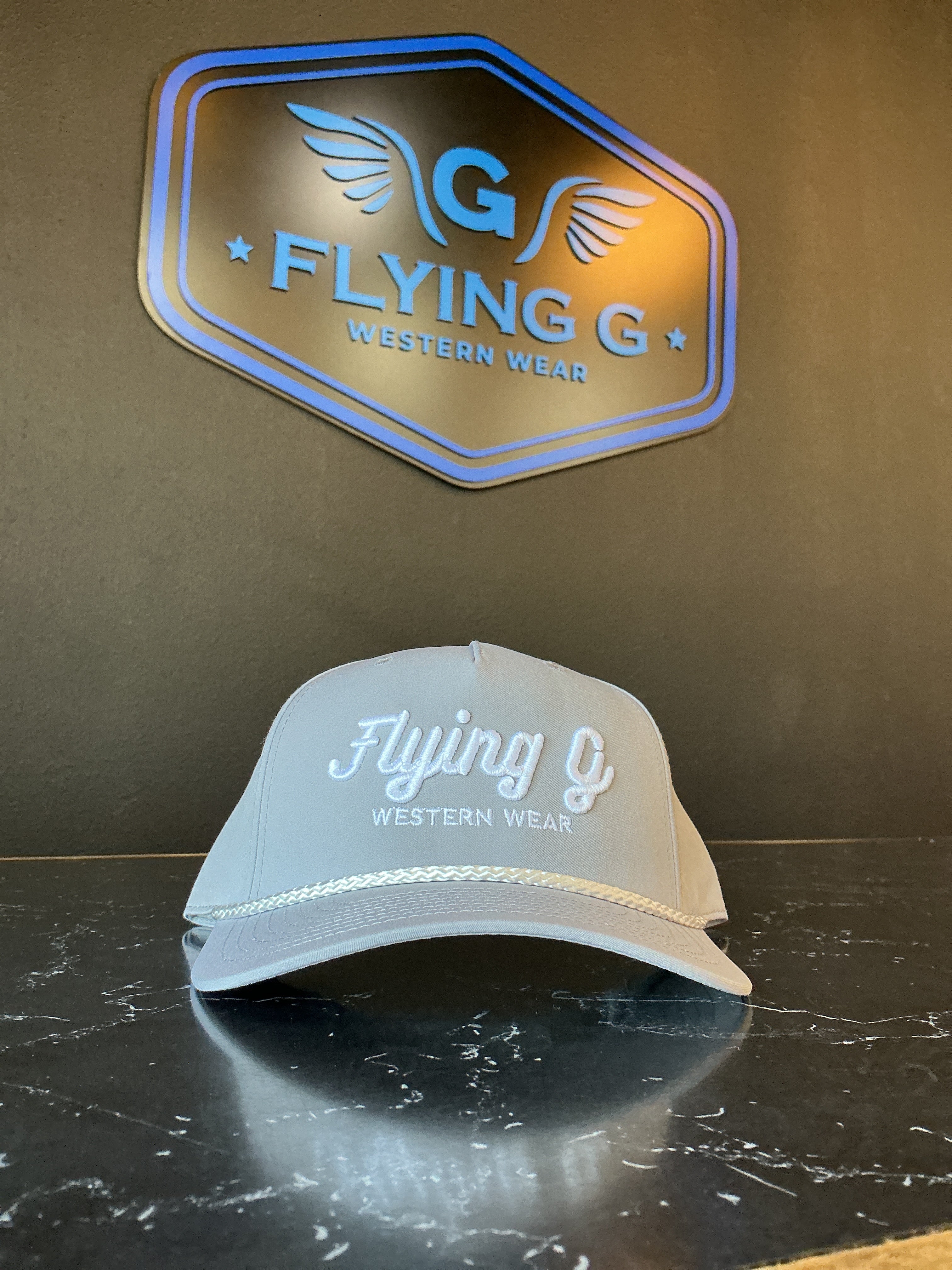 Grey Flying G Hat