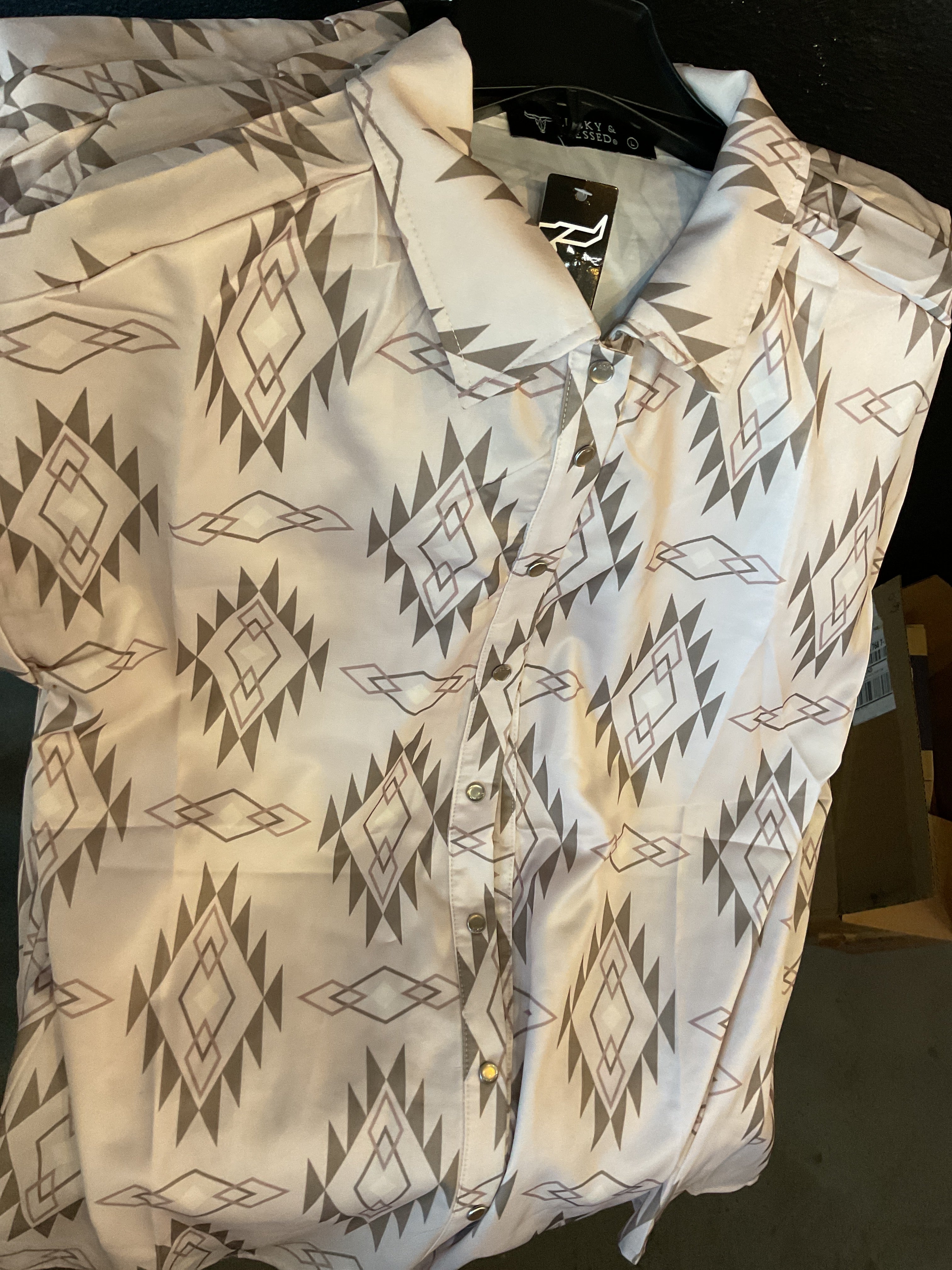 Aztec pearl snap