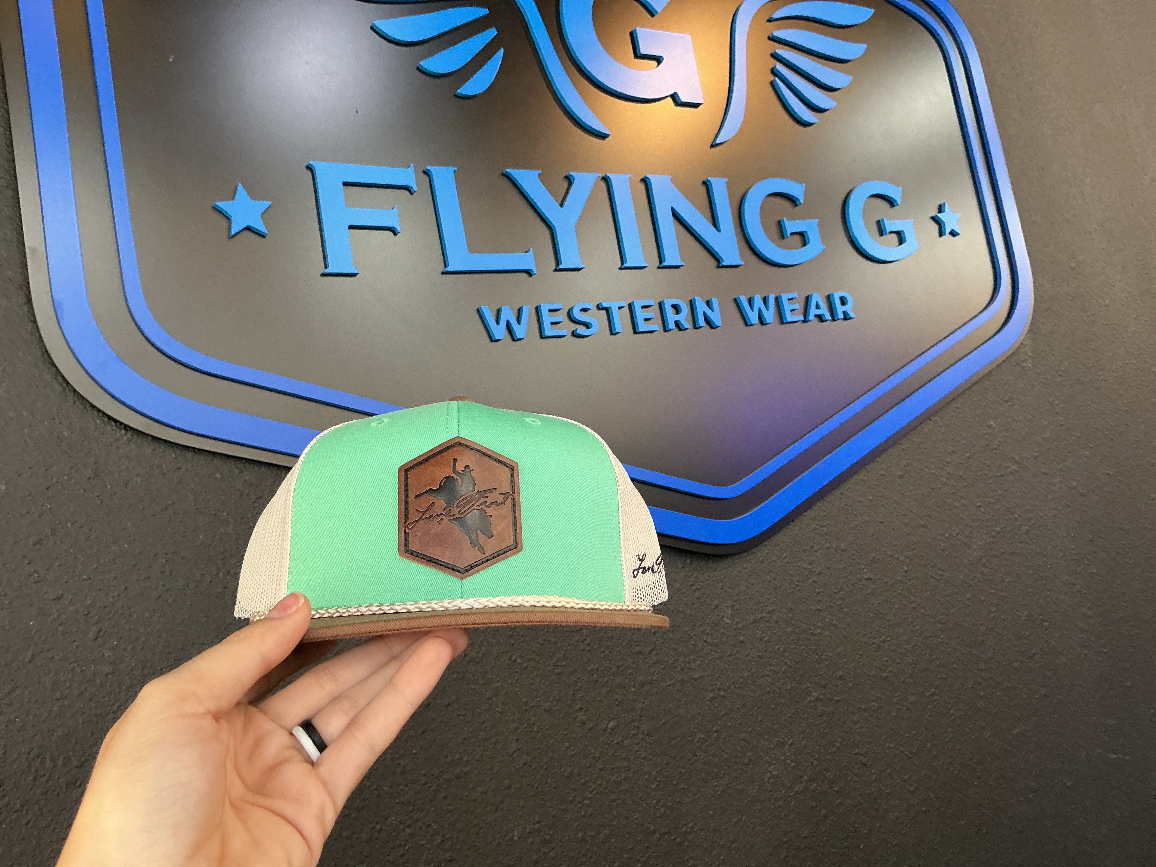 Teal/Brown LF Hat