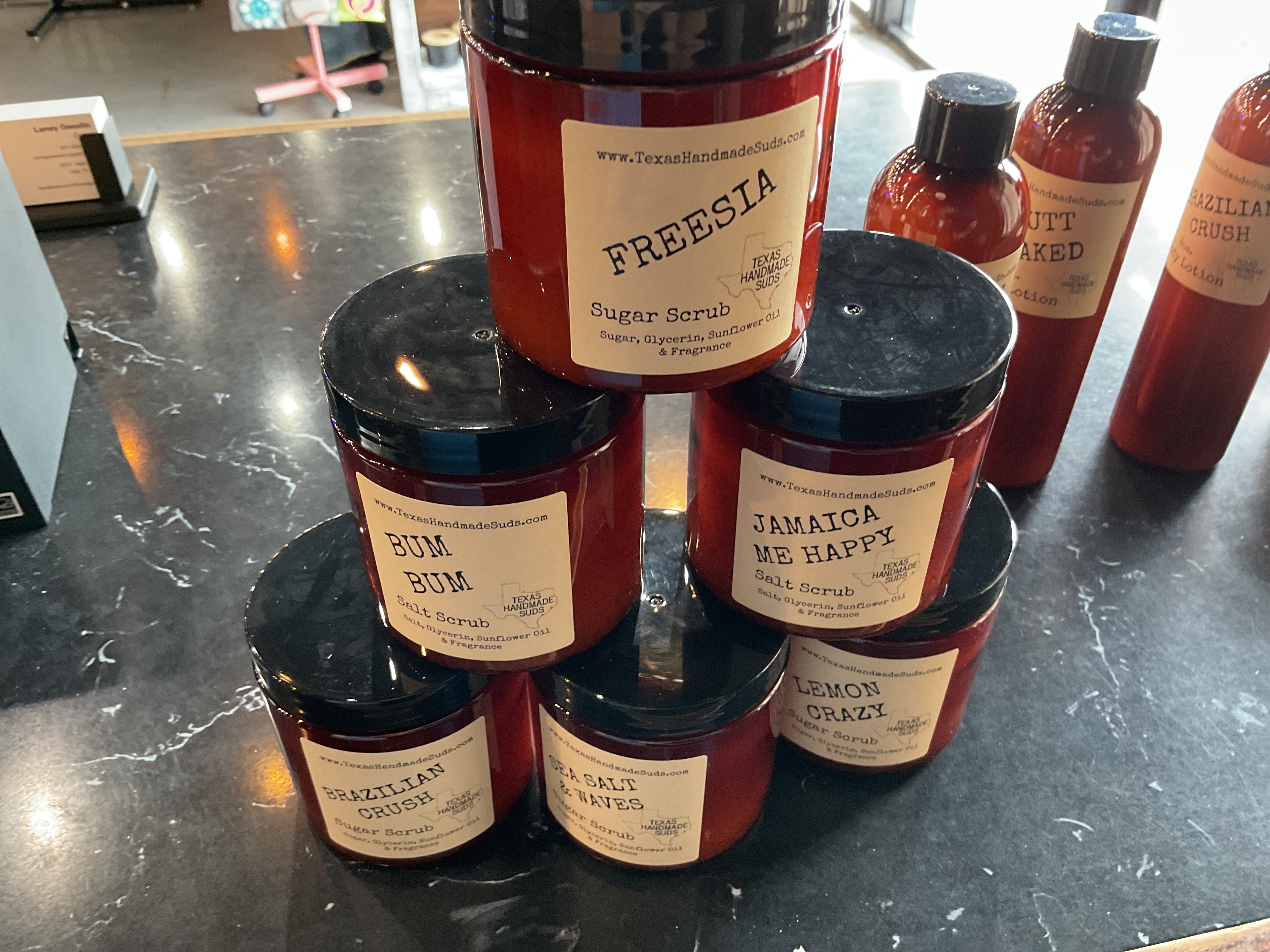 Sugar/salt scrubs