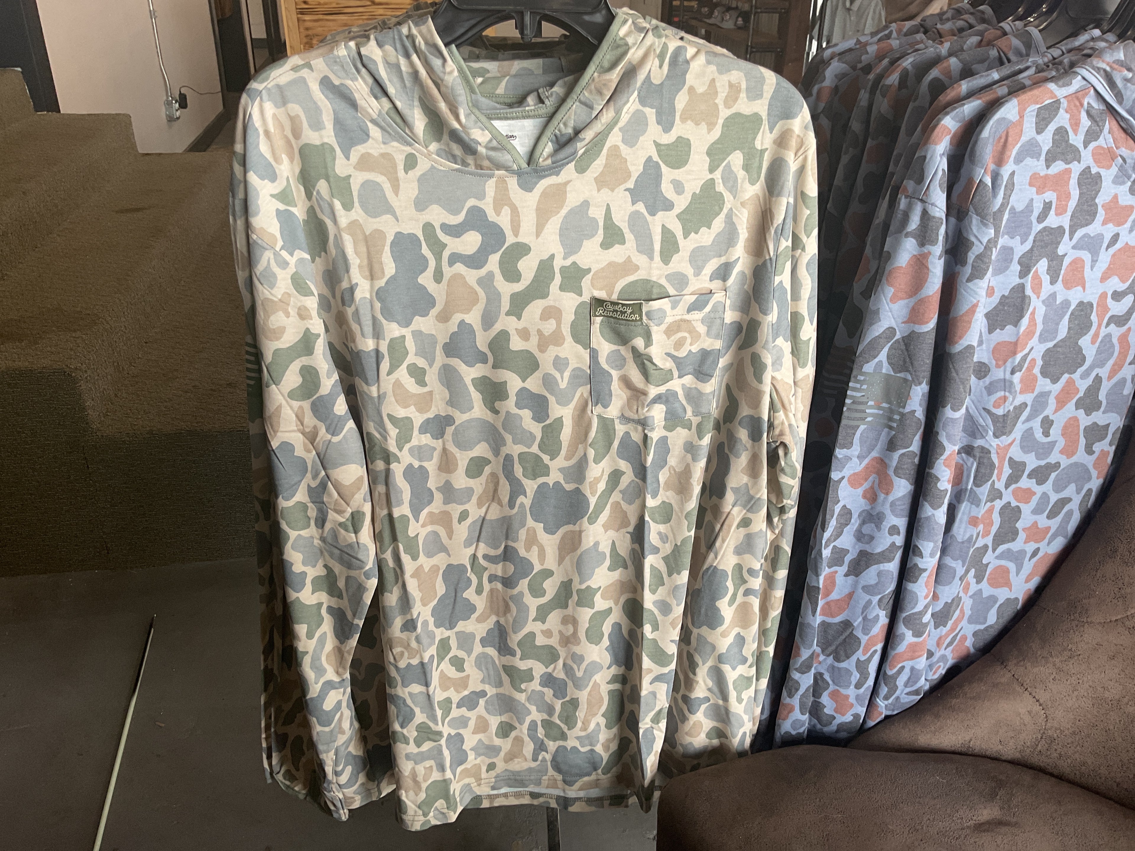Green camo Cowboy revolution