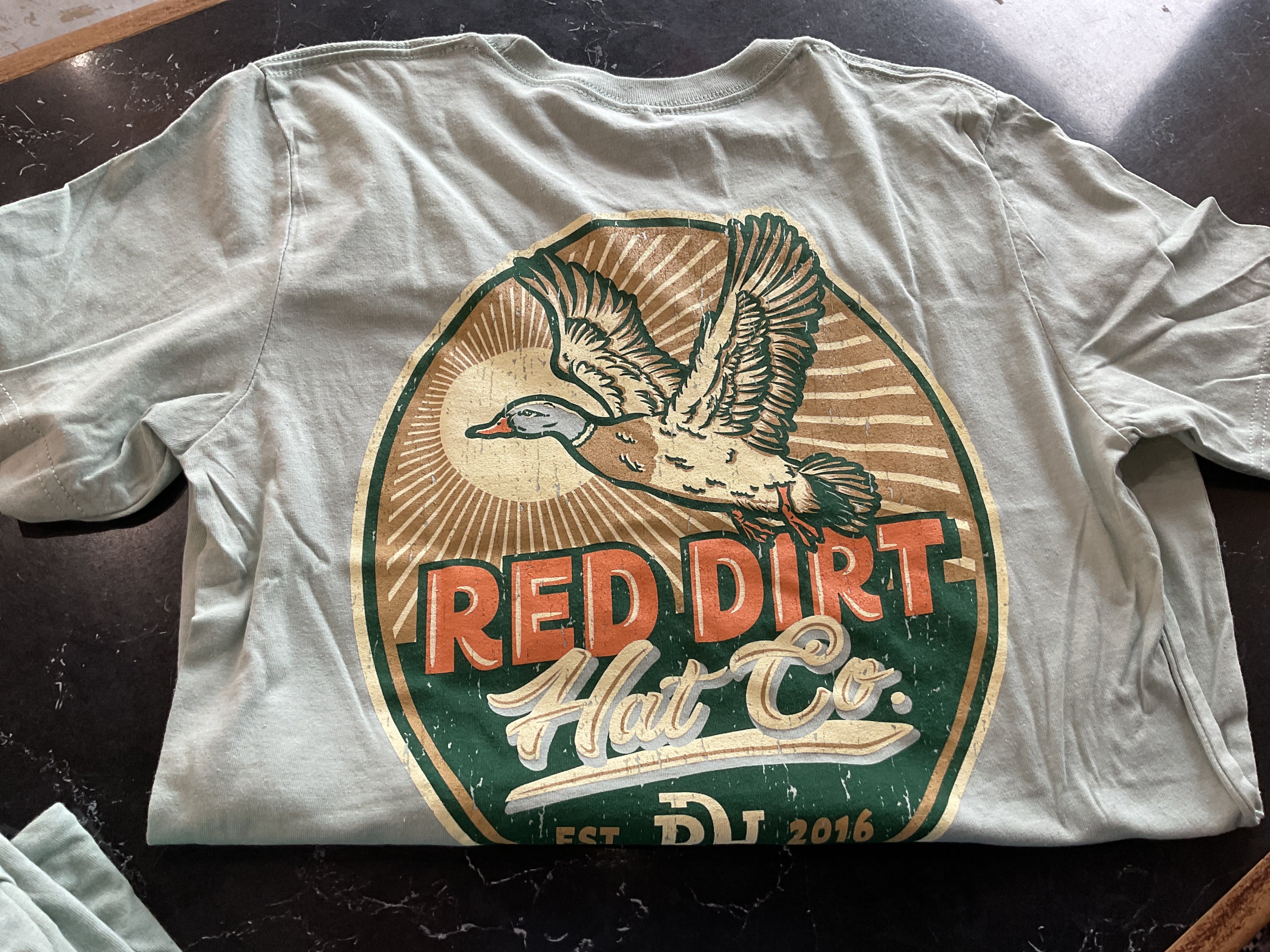 Red dirt duck shirt