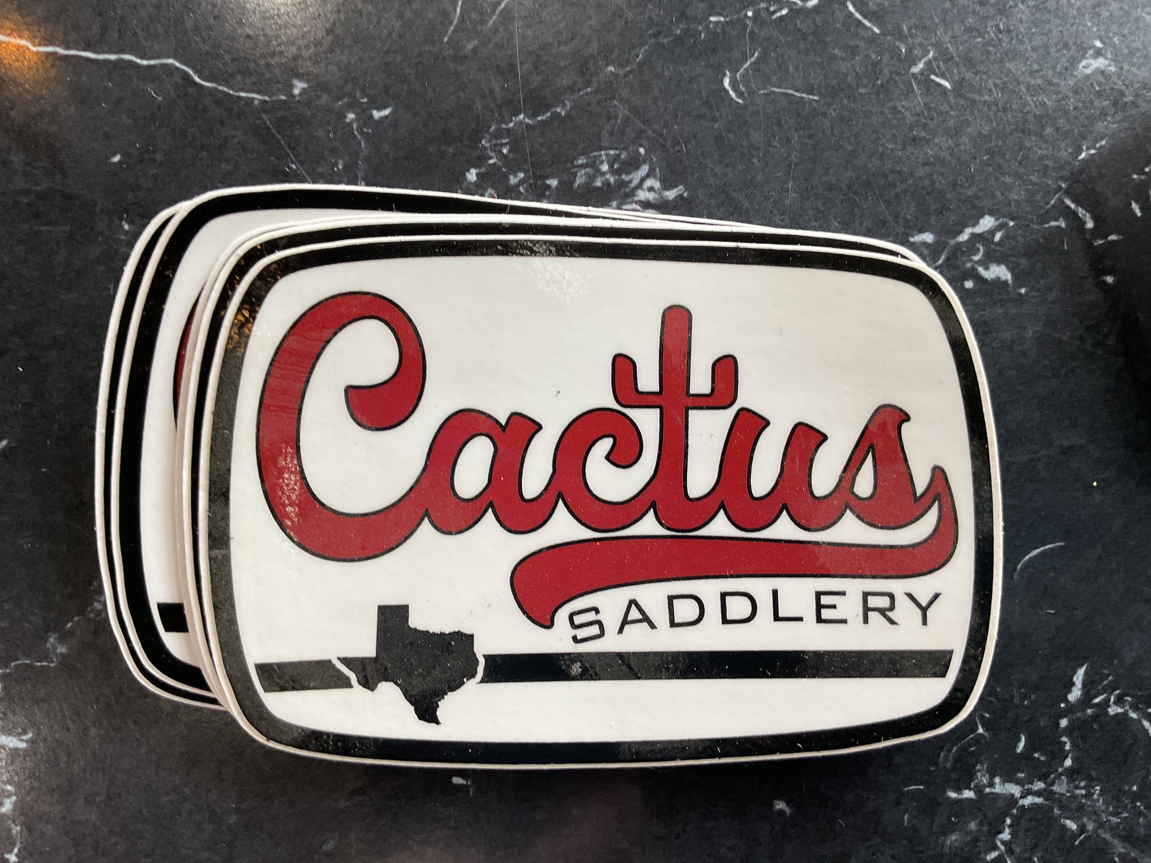 Cactus saddlery sticker