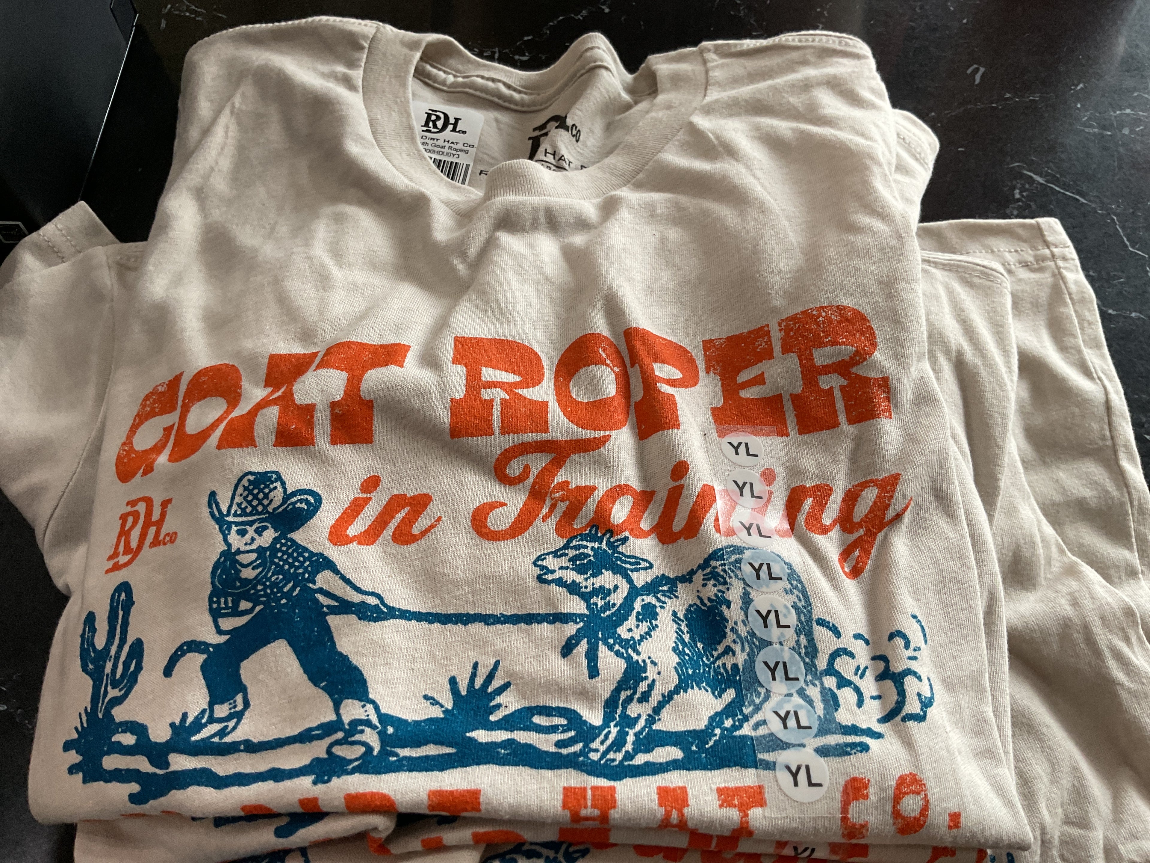 Youth Goat roping t shirt