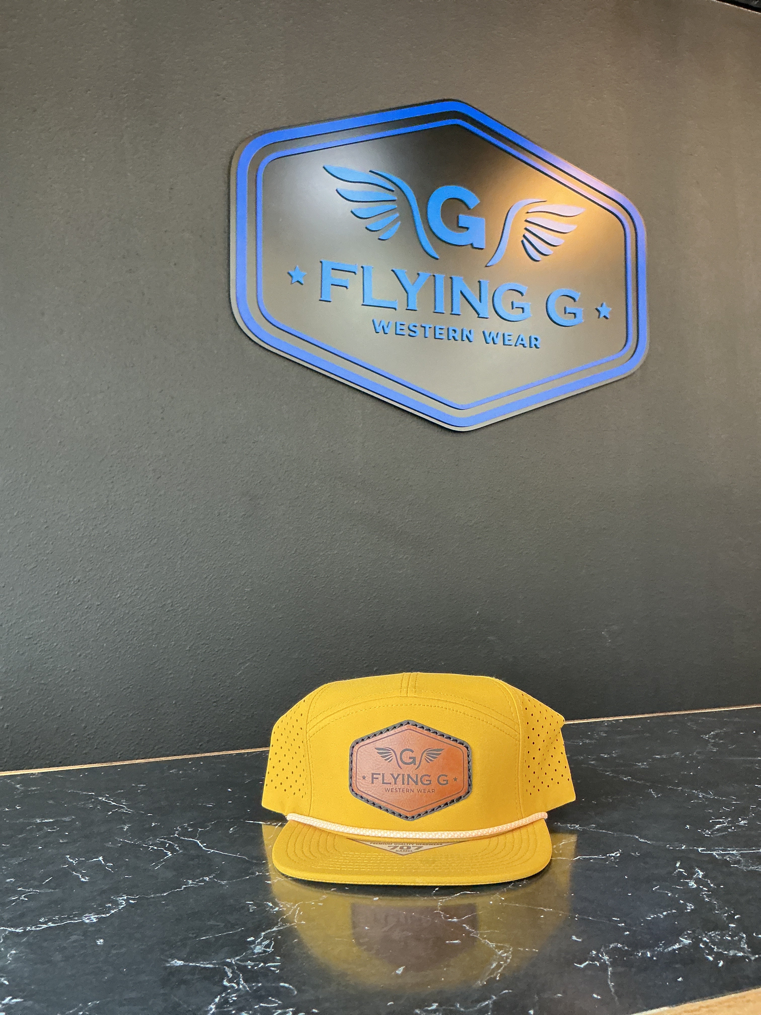 Yellow Flying G cap