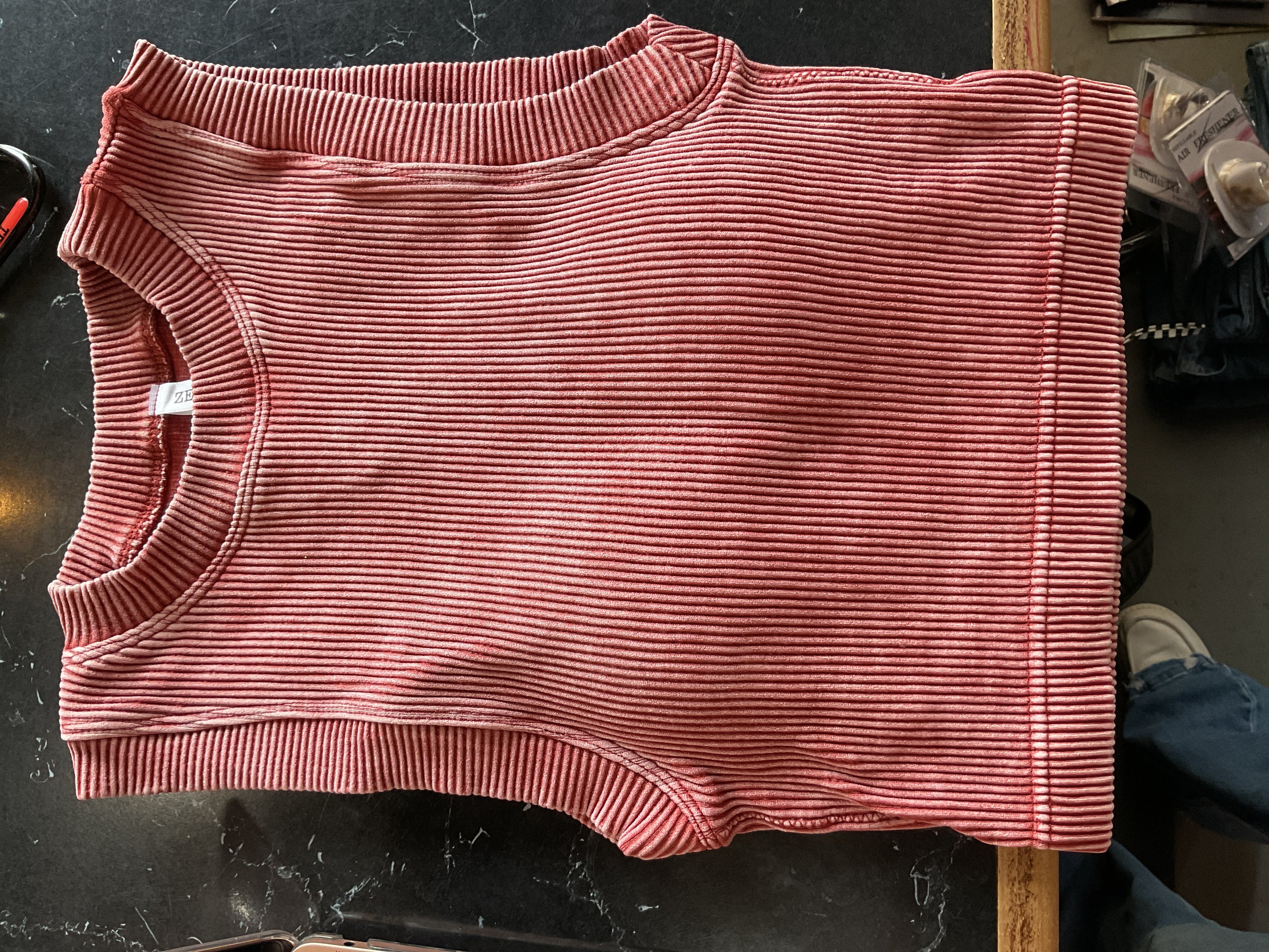 Rust Zenana top